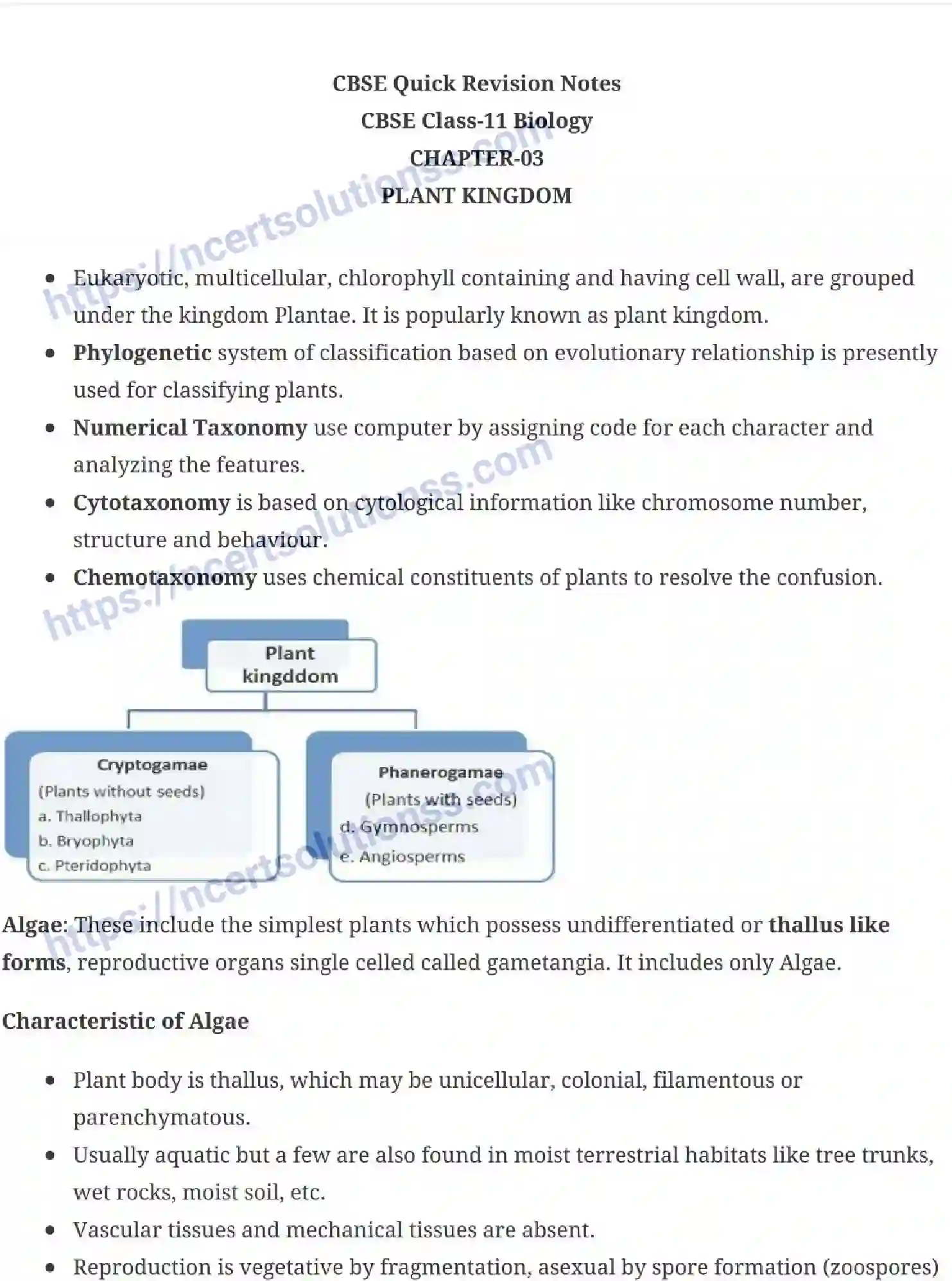 NCERT-Notes-Class-11-Biology-Plant-Kingdom-227-page-1