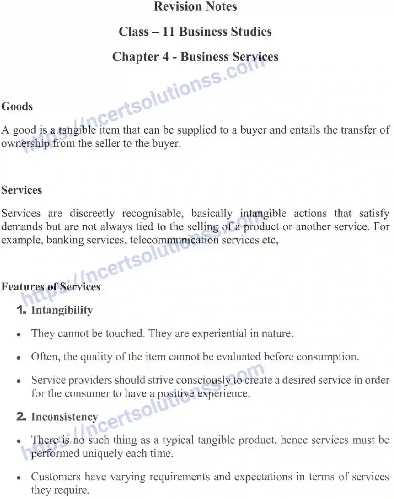 NCERT-Notes-Class-11-Business-Studies-Business-Services-2-340-page-1