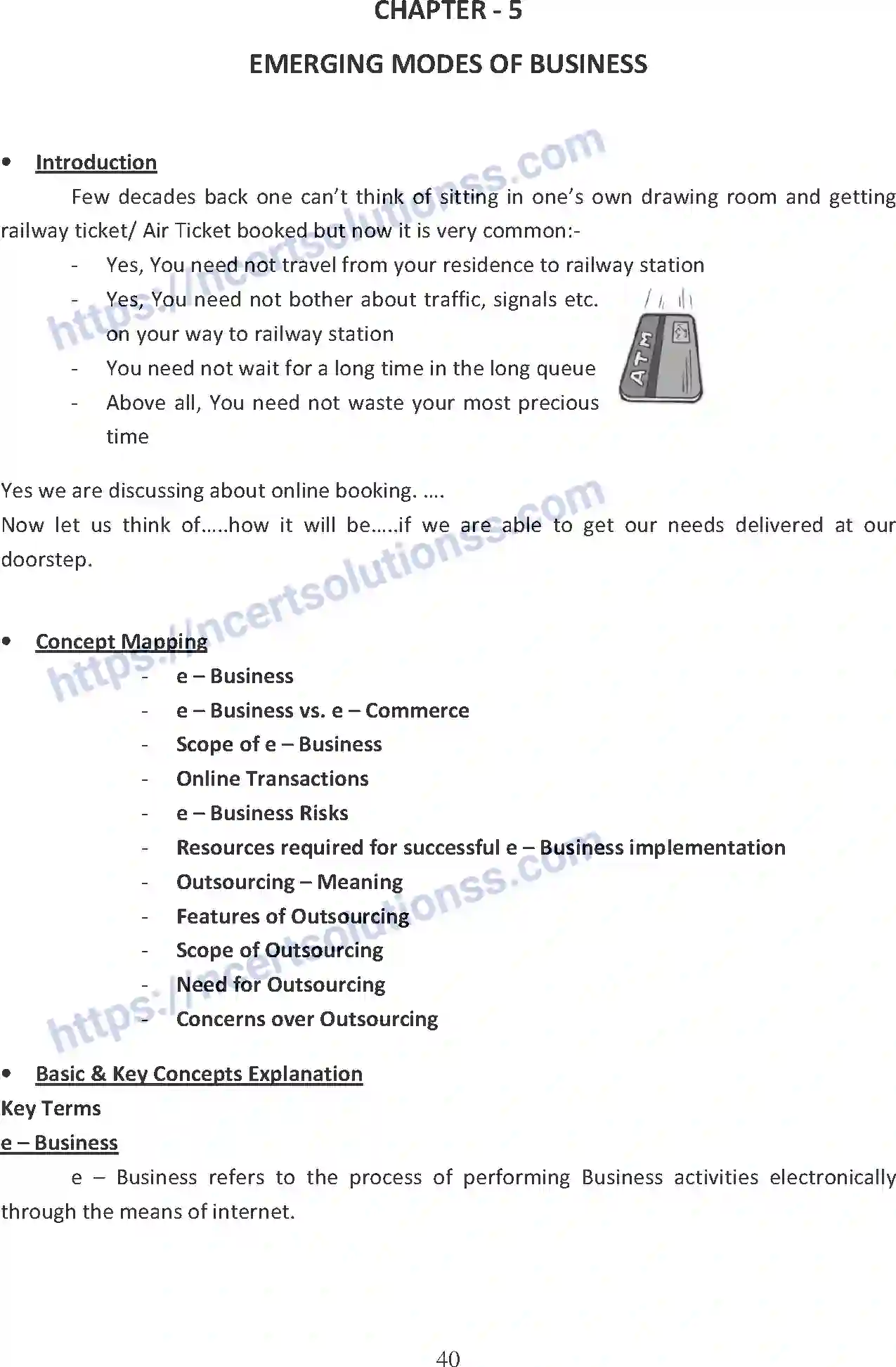 NCERT-Notes-Class-11-Business-Studies-Emerging-Modes-of-Business-334-page-1
