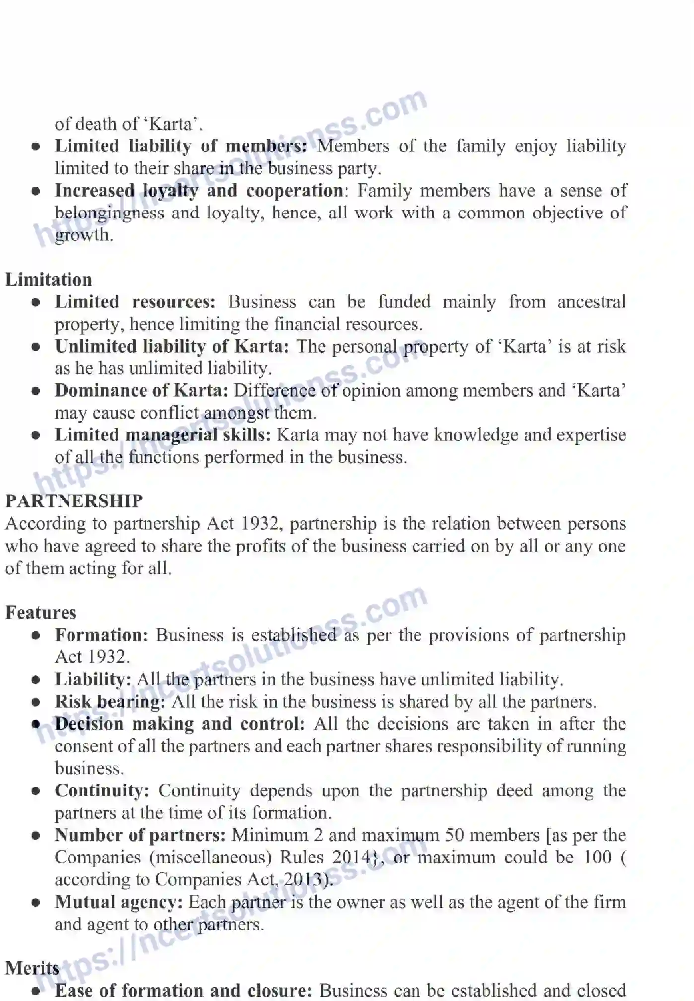 NCERT-Notes-Class-11-Business-Studies-Forms-of-Business-Organisation-338-page-3