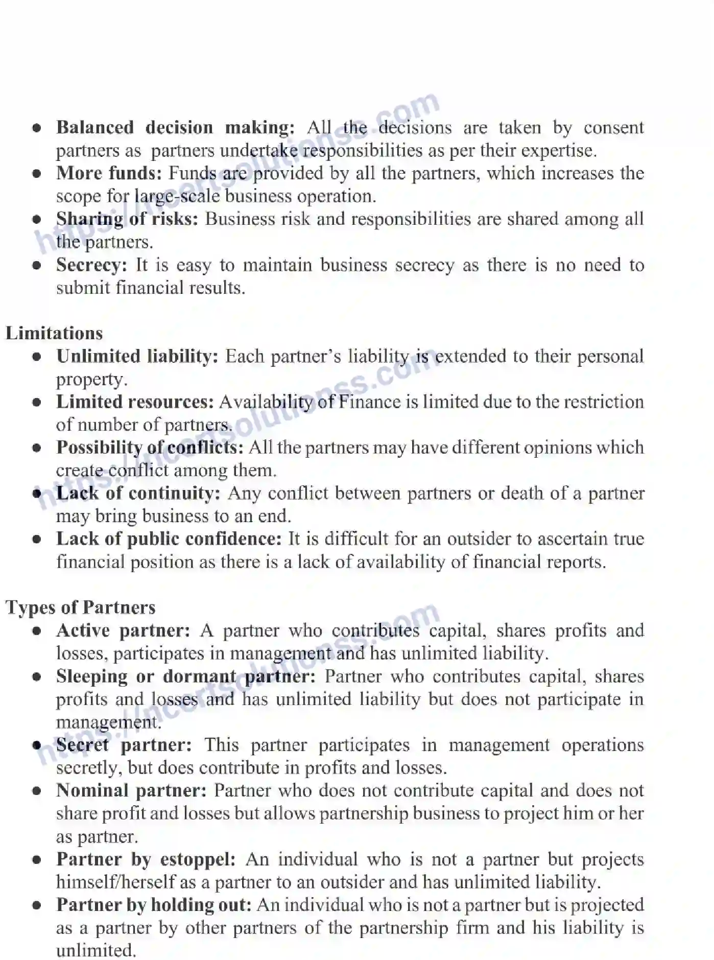NCERT-Notes-Class-11-Business-Studies-Forms-of-Business-Organisation-338-page-4