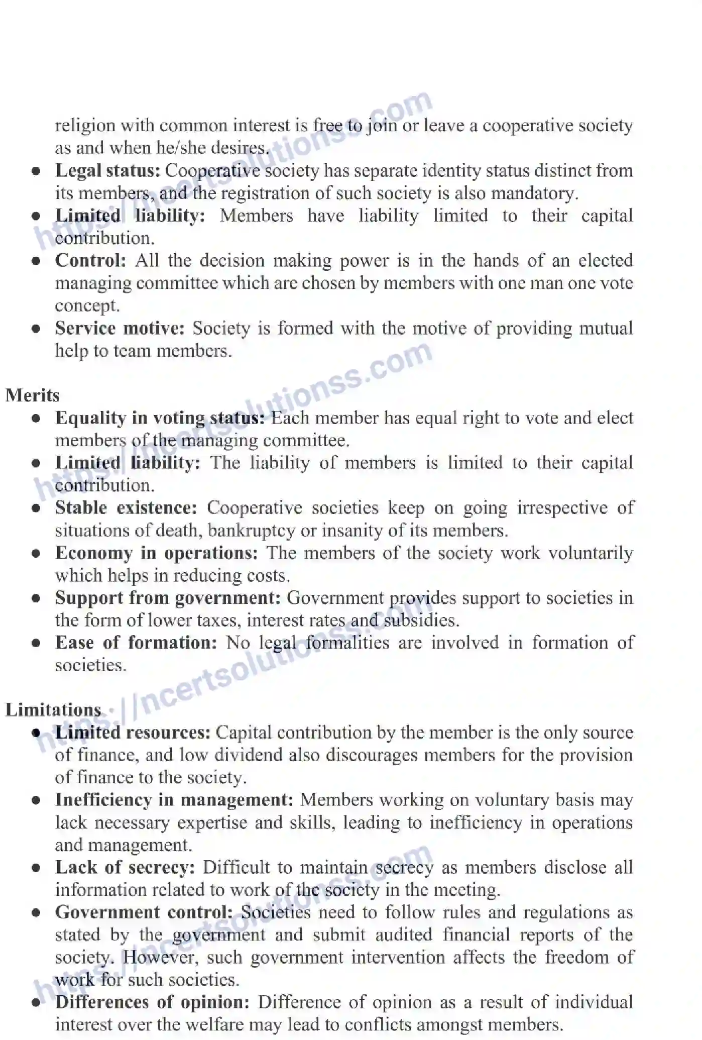NCERT-Notes-Class-11-Business-Studies-Forms-of-Business-Organisation-338-page-7