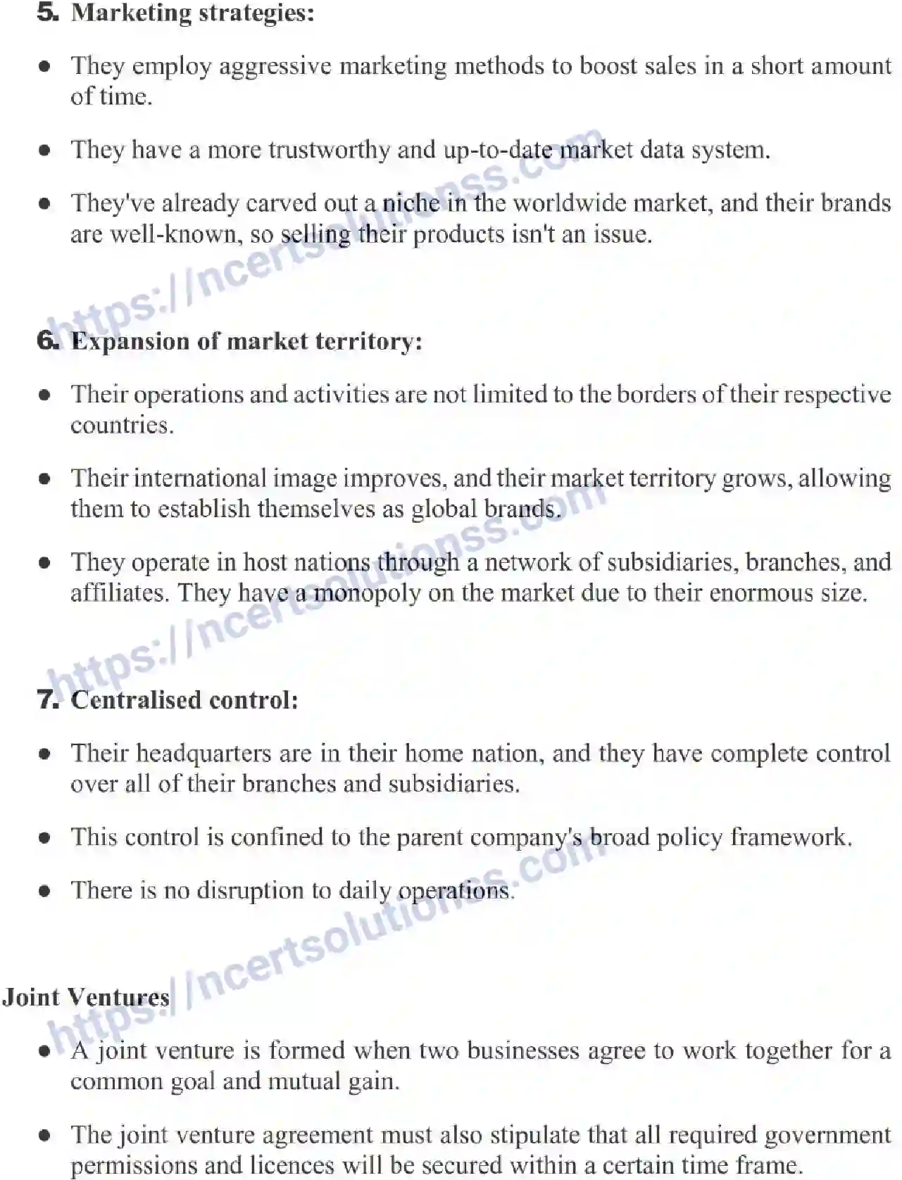 NCERT-Notes-Class-11-Business-Studies-Private-Public-and-Global-Enterprises-339-page-11