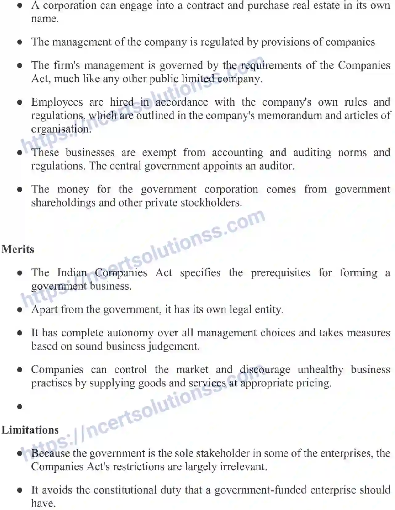 NCERT-Notes-Class-11-Business-Studies-Private-Public-and-Global-Enterprises-339-page-6