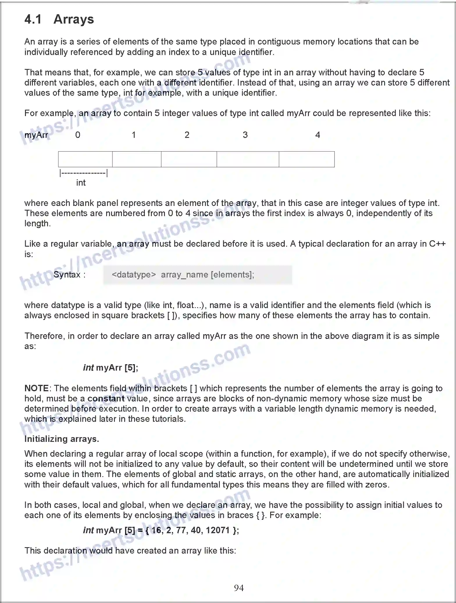 NCERT-Notes-Class-11-Computer-Science-Arrays-and-Structures-371-page-2