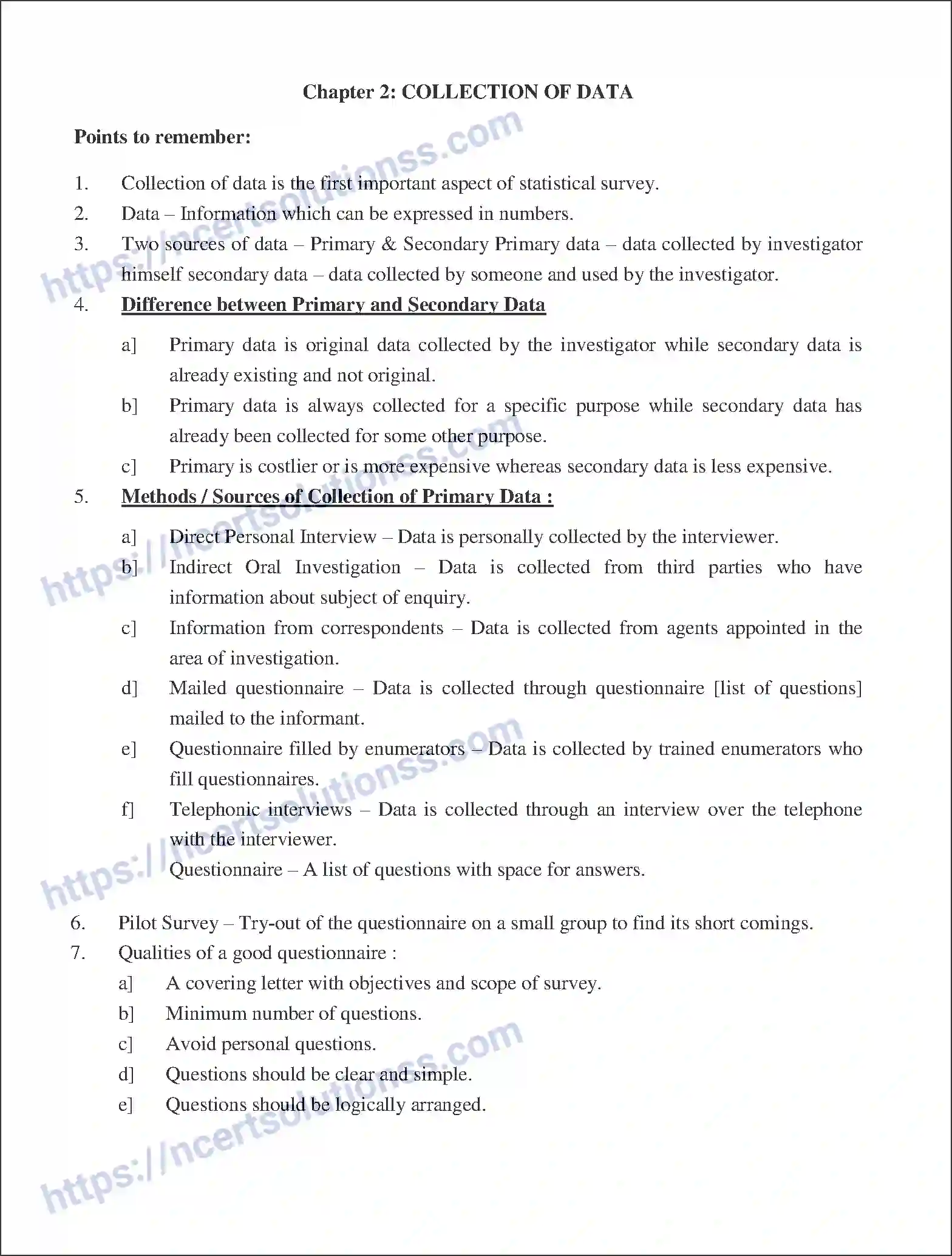 NCERT-Notes-Class-11-Economics-Collection-of-Data-262-page-1