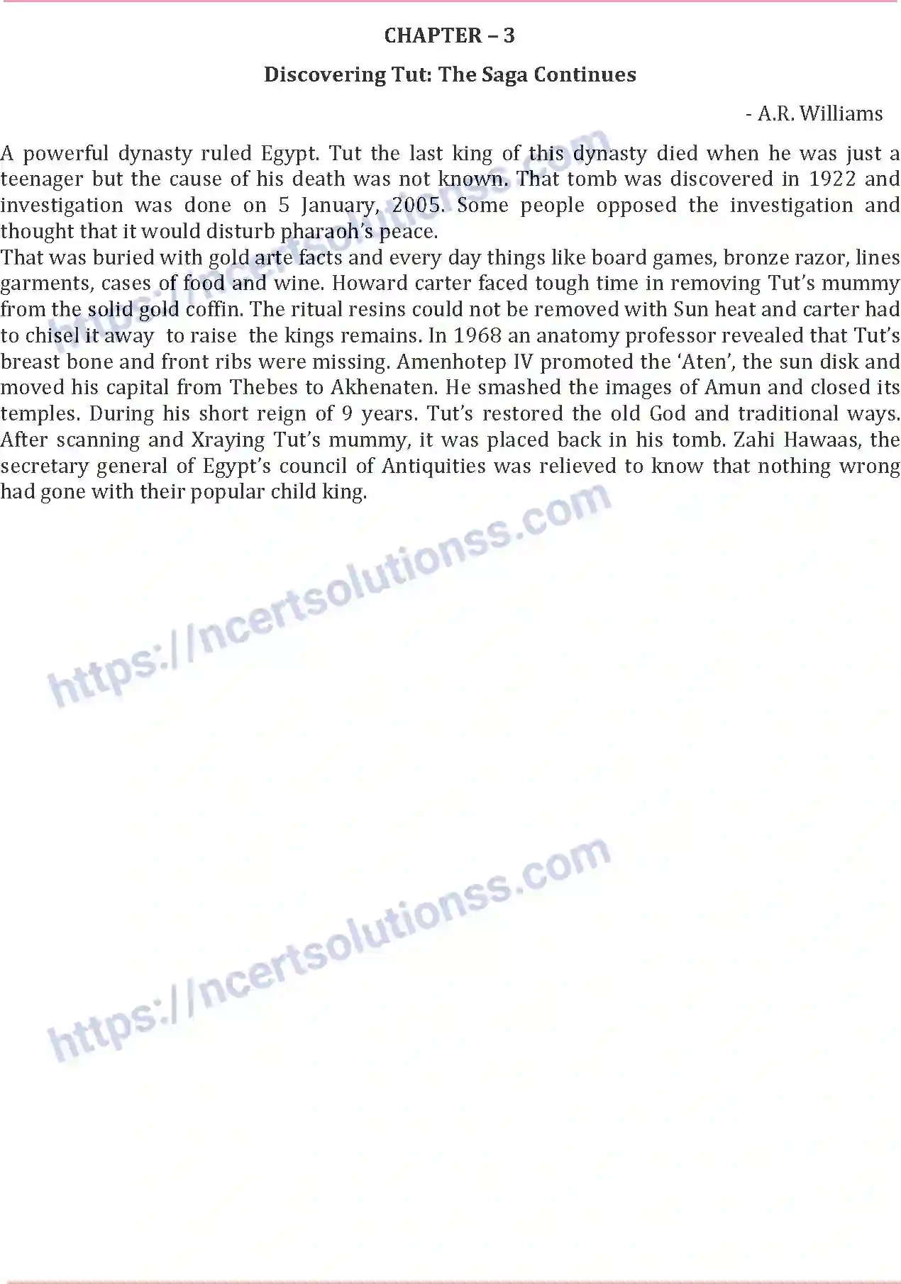 NCERT-Notes-Class-11-English-Discovering-Tutand--the-Saga-Continues-380-page-1