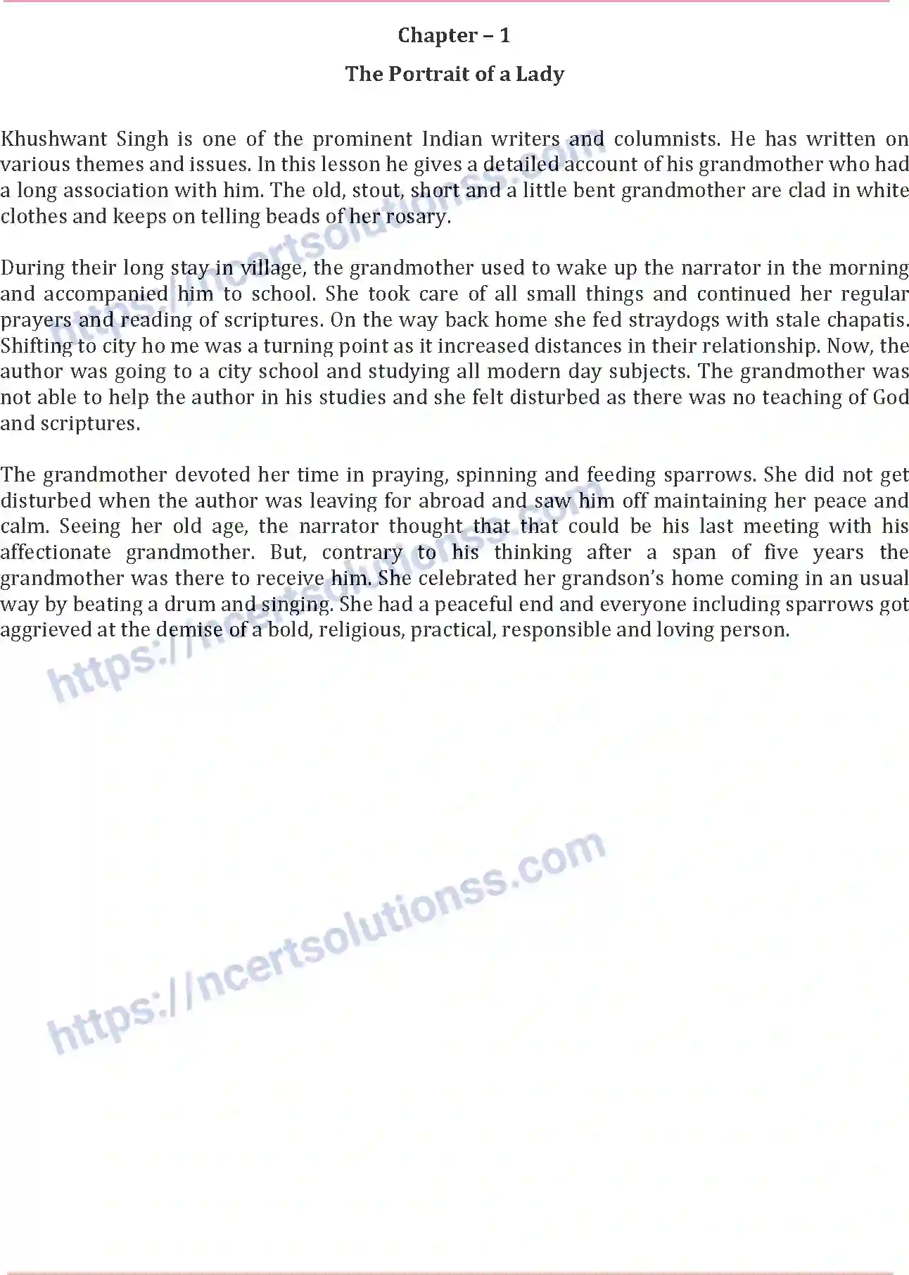 NCERT-Notes-Class-11-English-The-Portrait-of-a-Lady-378-page-1