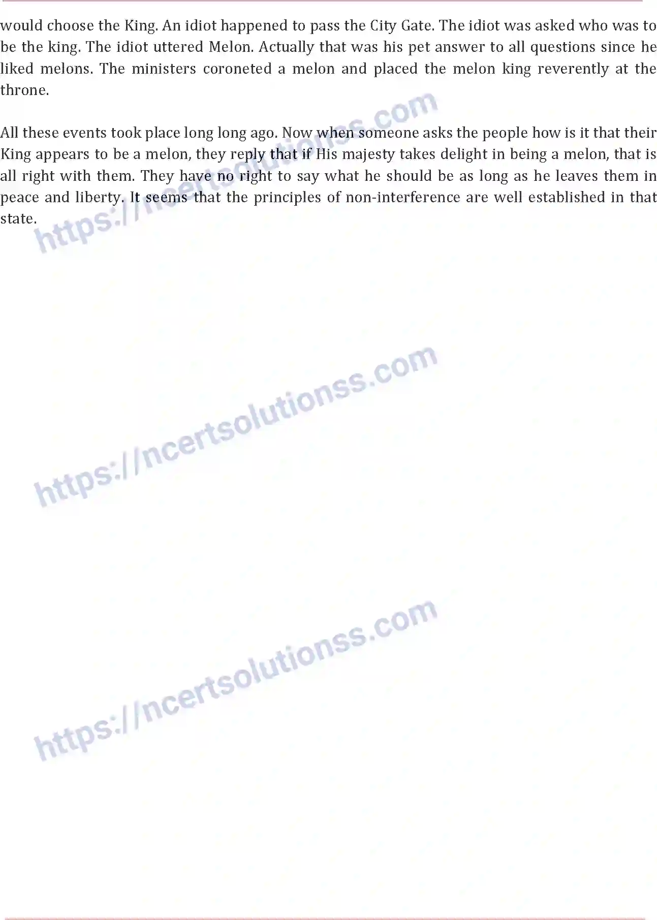 NCERT-Notes-Class-11-English-The-Tale-of-Melon-City-398-page-2