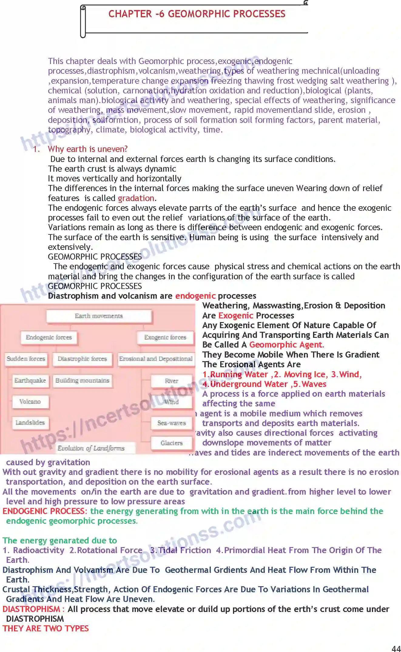 NCERT-Notes-Class-11-Geography-Geomorphic-Process-355-page-1