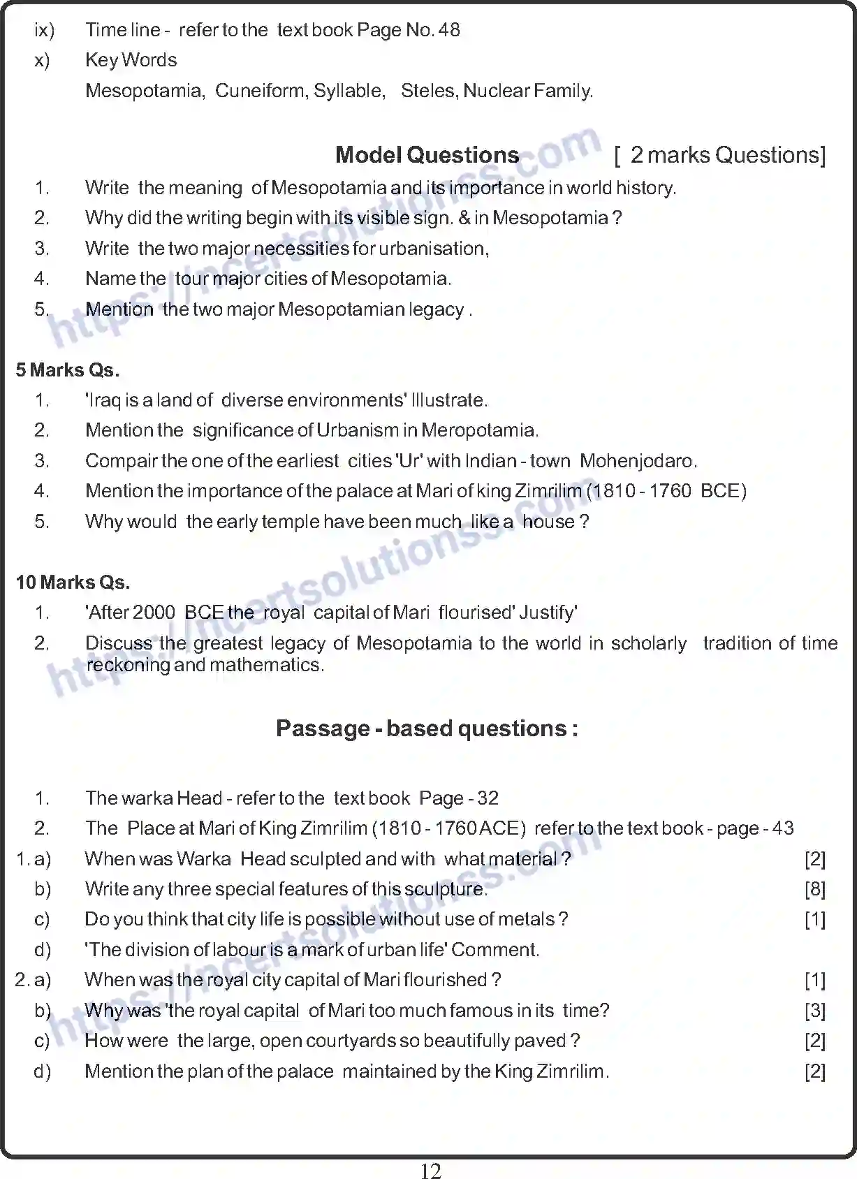 NCERT-Notes-Class-11-History-Writing-and-City-Life-400-page-6