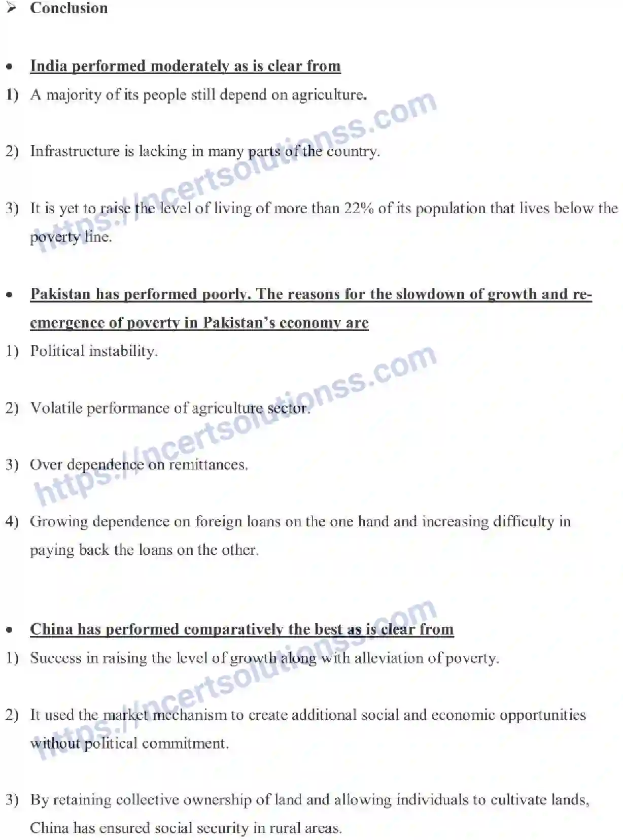 NCERT-Notes-Class-11-Indian-Economic-Development-Comparative-Development-Experience-Of-India-459-page-6