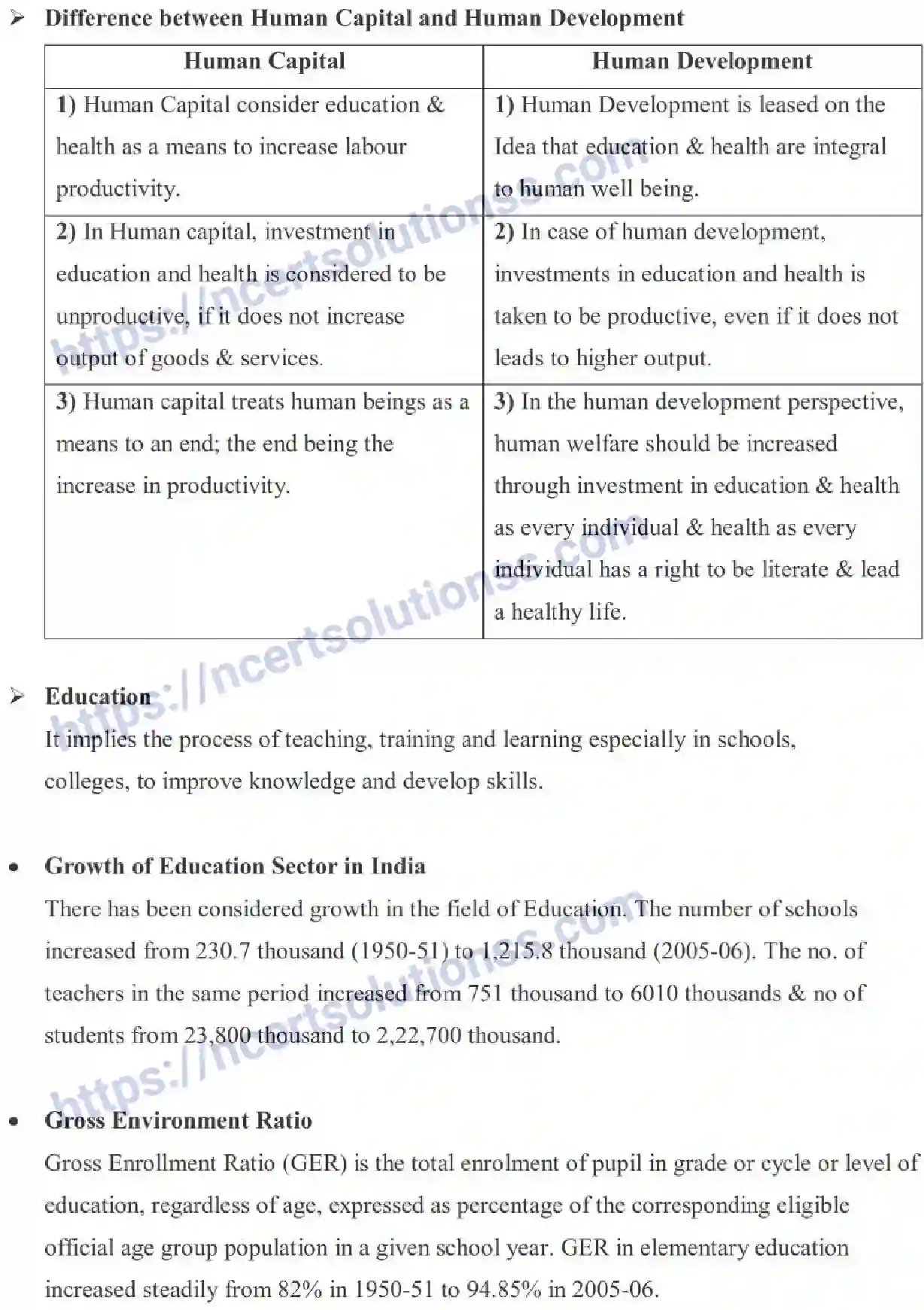 NCERT-Notes-Class-11-Indian-Economic-Development-Human-Capital-Formation-In-India-454-page-4