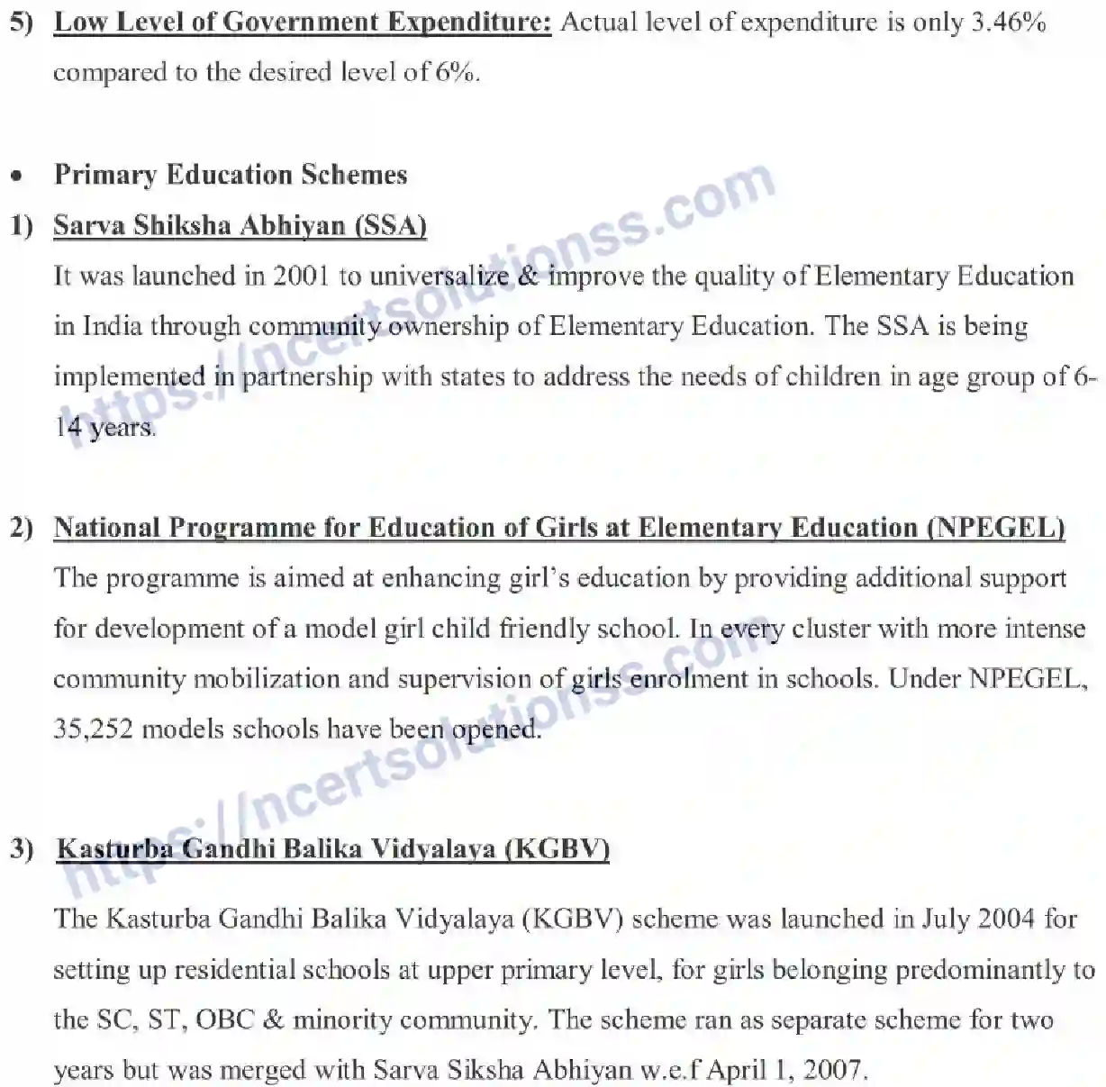 NCERT-Notes-Class-11-Indian-Economic-Development-Human-Capital-Formation-In-India-454-page-6