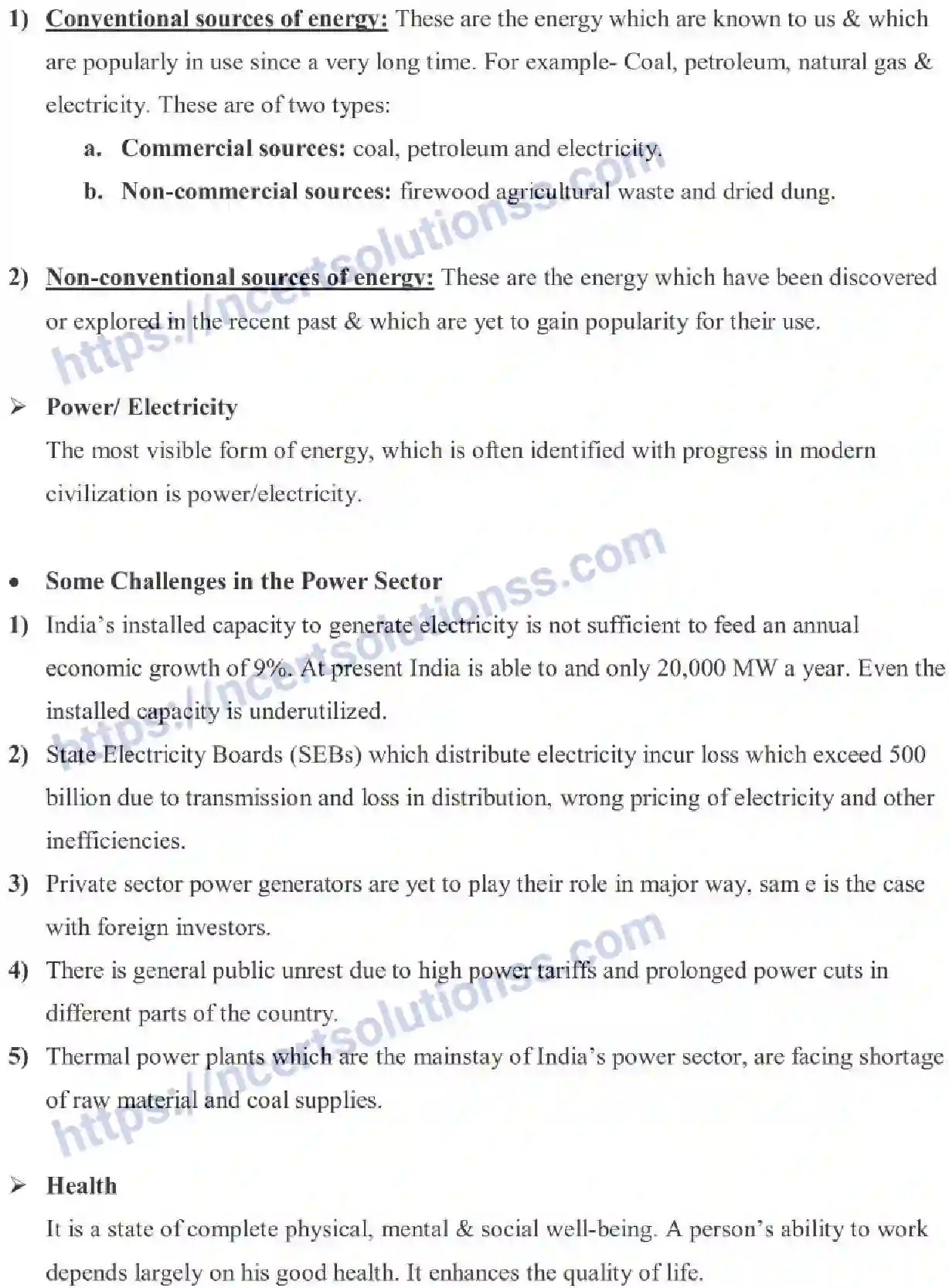 NCERT-Notes-Class-11-Indian-Economic-Development-Infrastructure-457-page-3