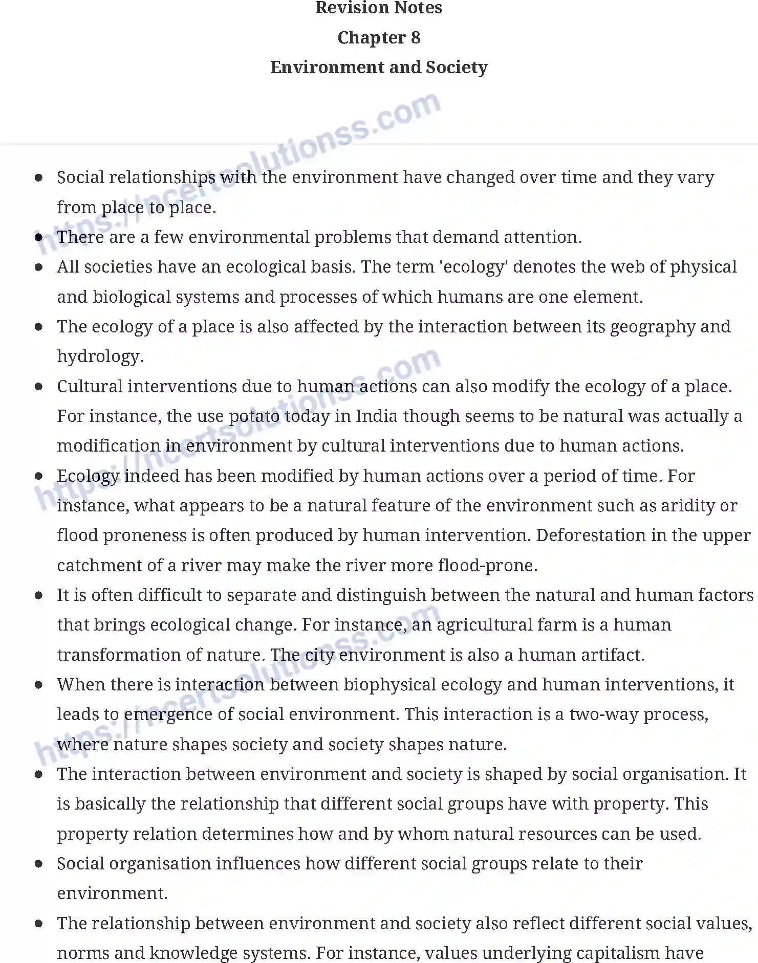 NCERT-Notes-Class-11-Sociology-Environment-and-Society-447-page-1