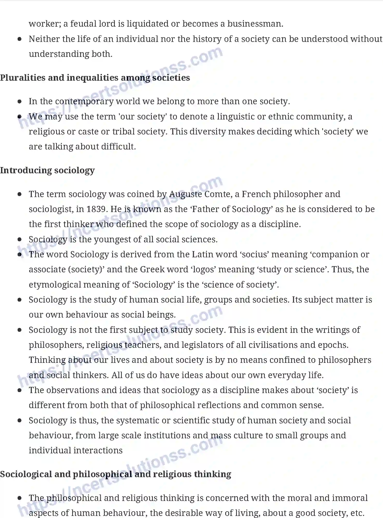 NCERT-Notes-Class-11-Sociology-Sociology-and-Society-440-page-2