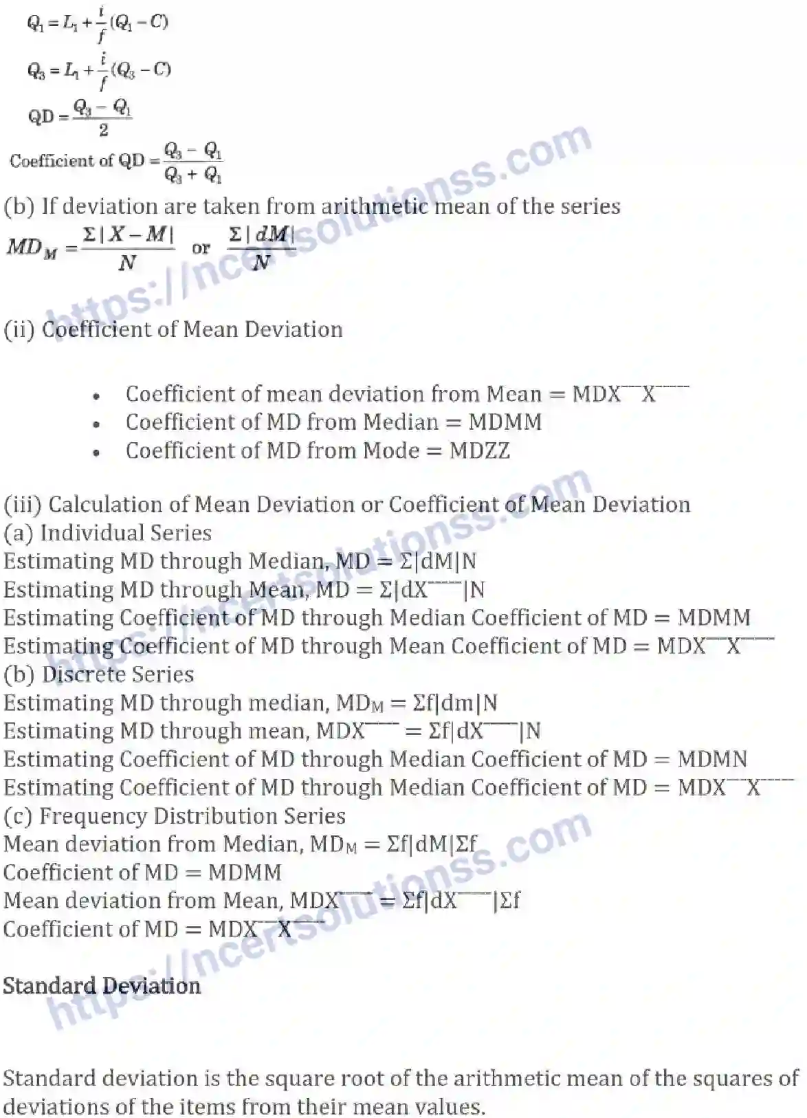 NCERT-Notes-Class-11-Statistics-for-Economics-Measures-of-Dispersion-465-page-3