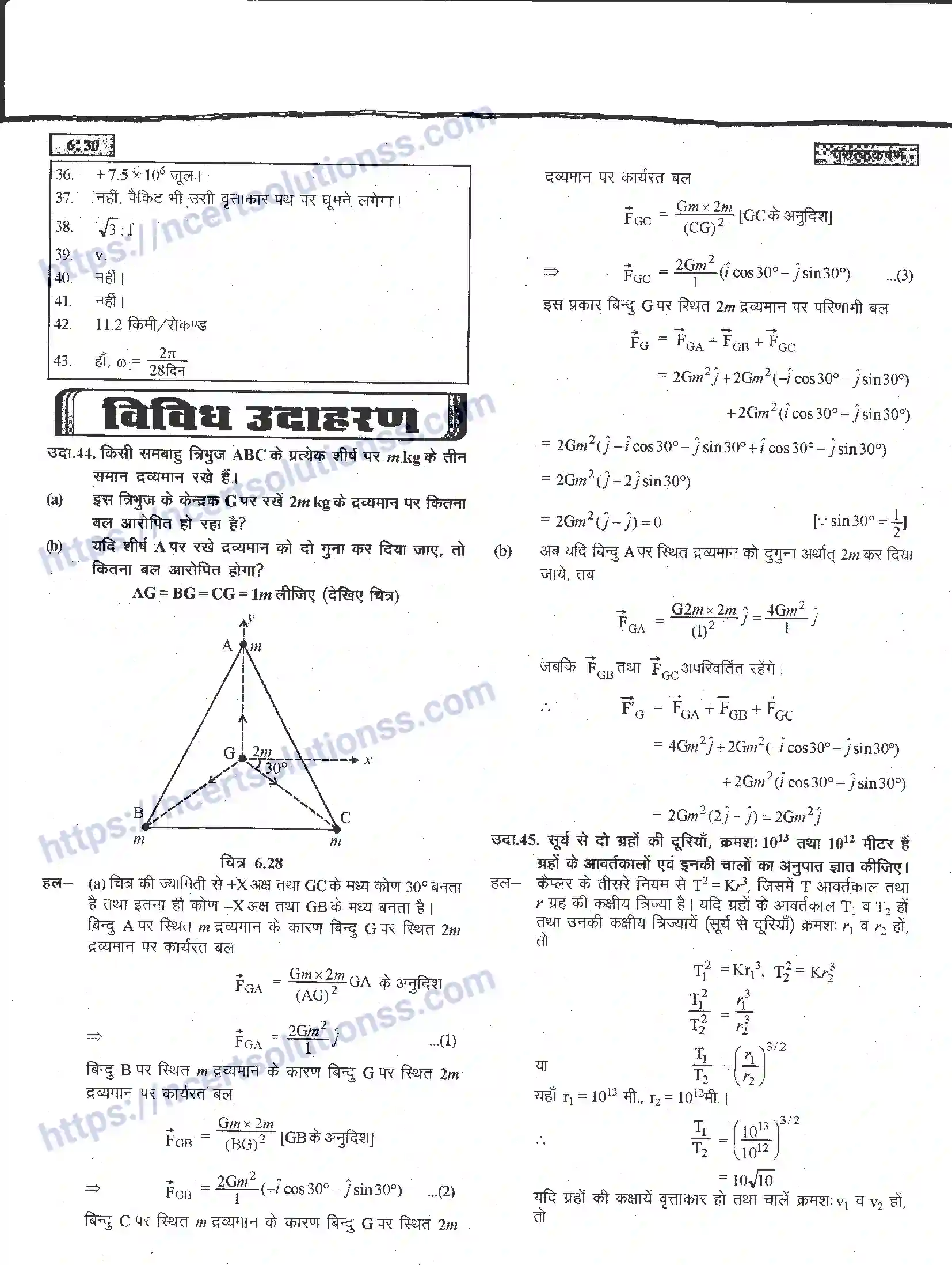 NCERT-Notes-Class-11-भौतिक-विज्ञान-गुरुत्वाकर्षण-1286-page-30
