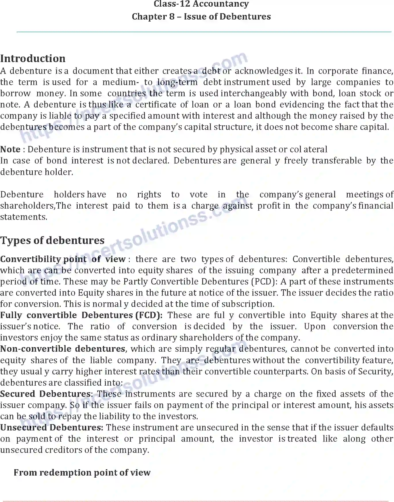 NCERT-Notes-Class-12-Accountancy-Accounting-for-Debenturesa-85-page-1