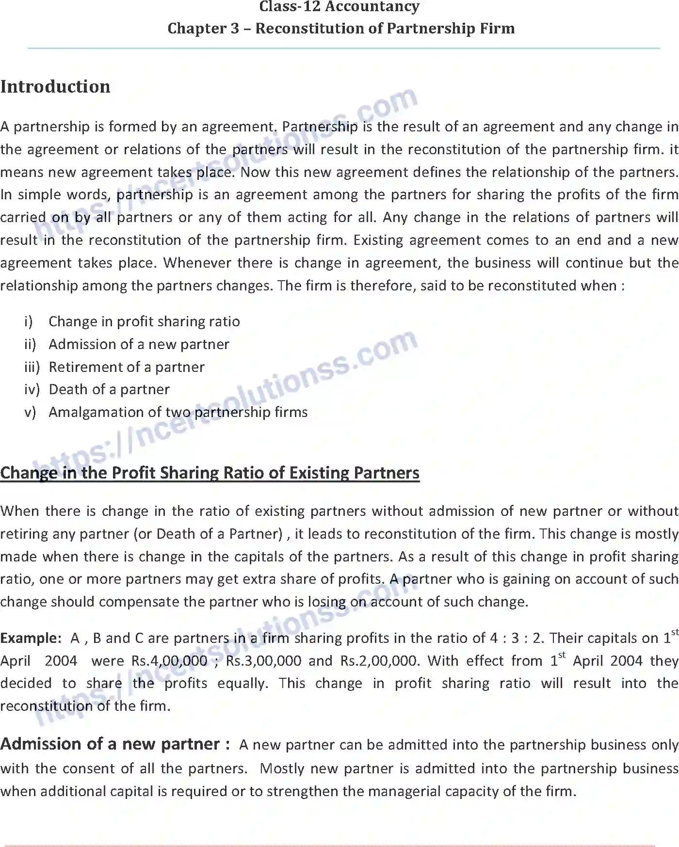 NCERT-Notes-Class-12-Accountancy-Change-in-Profit-Sharing-Ratio-of-Partners-80-page-1
