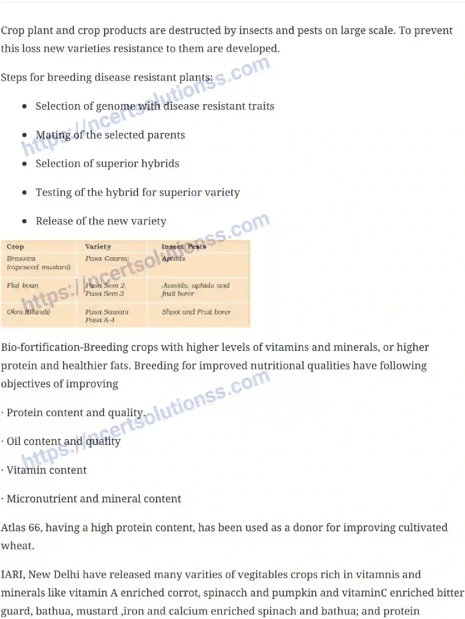 NCERT-Notes-Class-12-Biology-Strategies-for-Enhancement-in-Food-Production-22-page-7