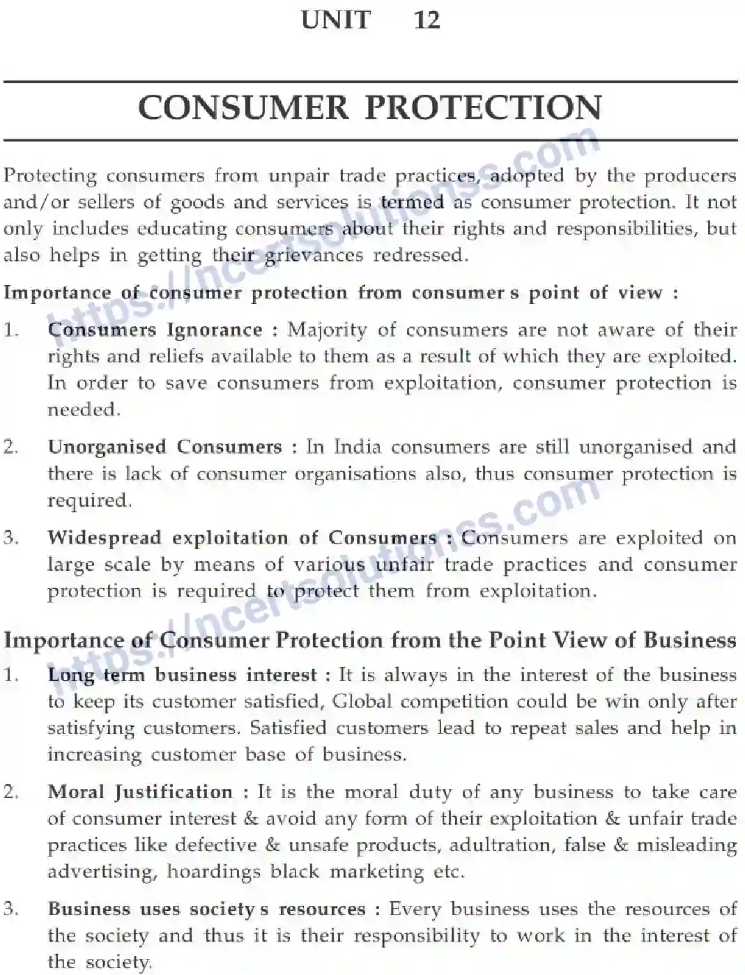 NCERT-Notes-Class-12-Business-Studies-Consumer-Protection-100-page-1