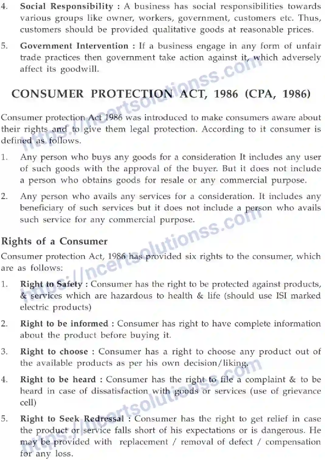 NCERT-Notes-Class-12-Business-Studies-Consumer-Protection-100-page-2