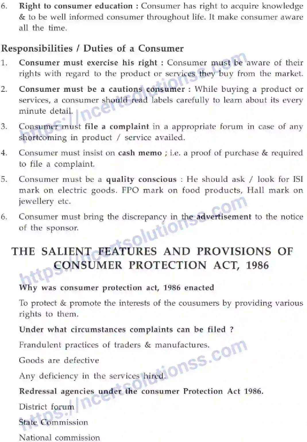 NCERT-Notes-Class-12-Business-Studies-Consumer-Protection-100-page-3
