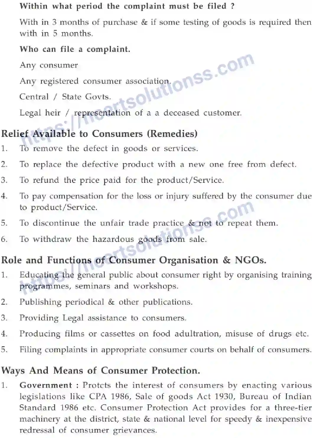NCERT-Notes-Class-12-Business-Studies-Consumer-Protection-100-page-4