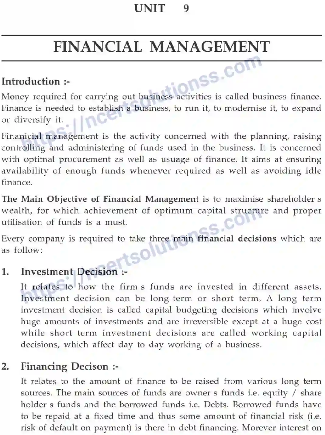 NCERT-Notes-Class-12-Business-Studies-Financial-Management-97-page-1