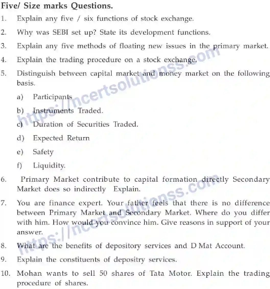 NCERT-Notes-Class-12-Business-Studies-Financial-Markets-98-page-11