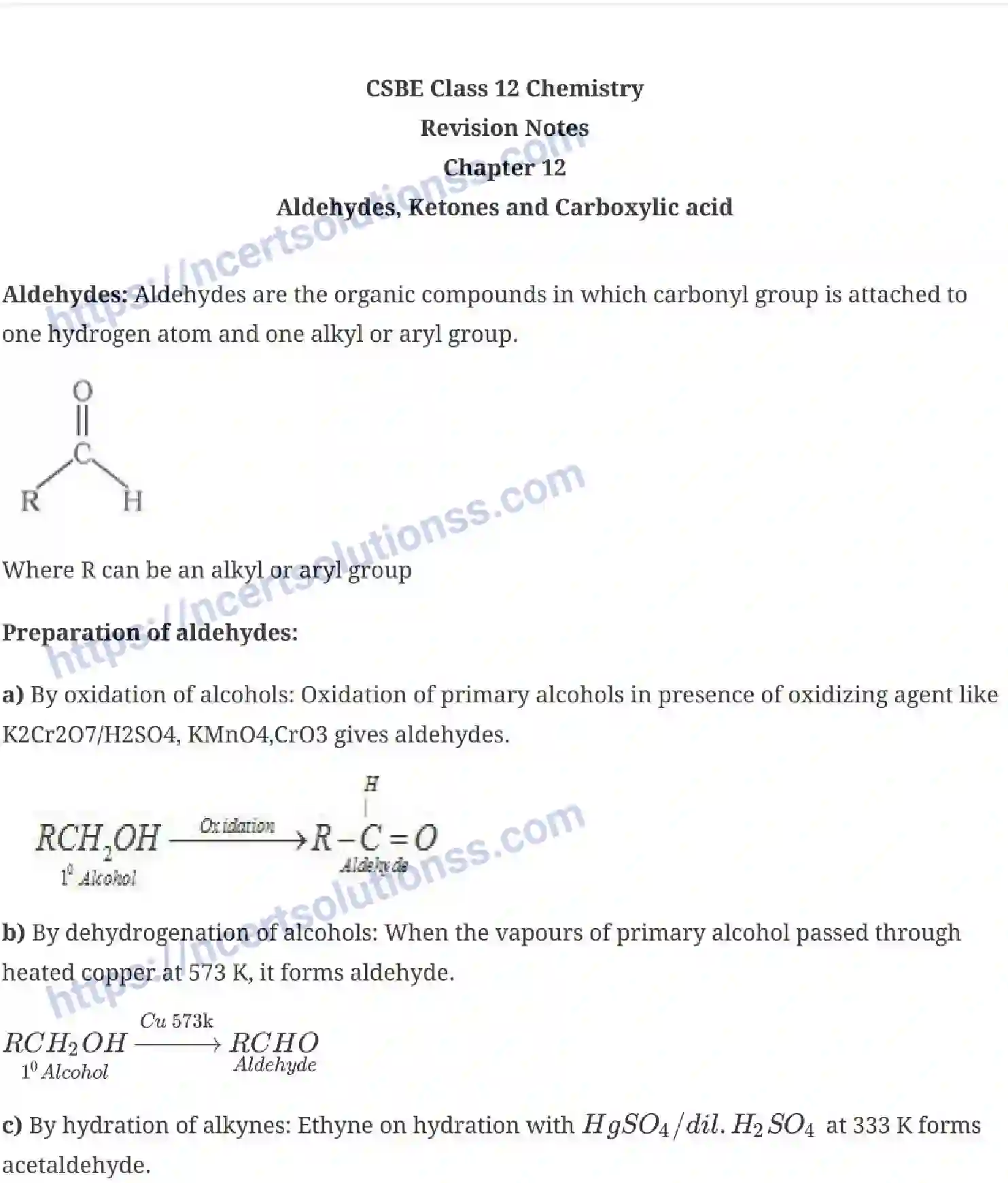NCERT-Notes-Class-12-Chemistry-Aldehydes-Ketones-and-Carboxylic-Acids-41-page-1