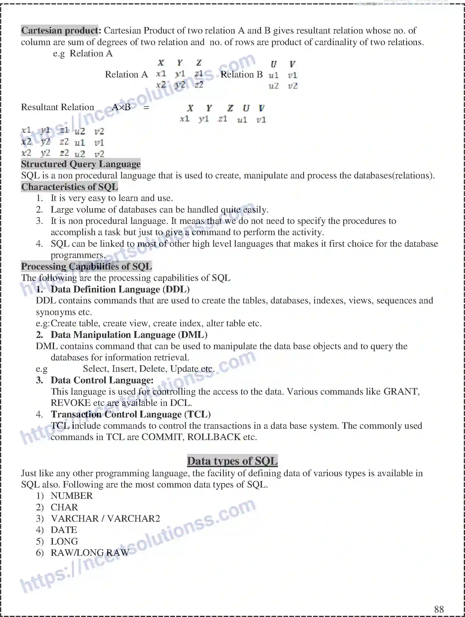 NCERT-Notes-Class-12-Computer-Science-Database-and-SQL-164-page-2