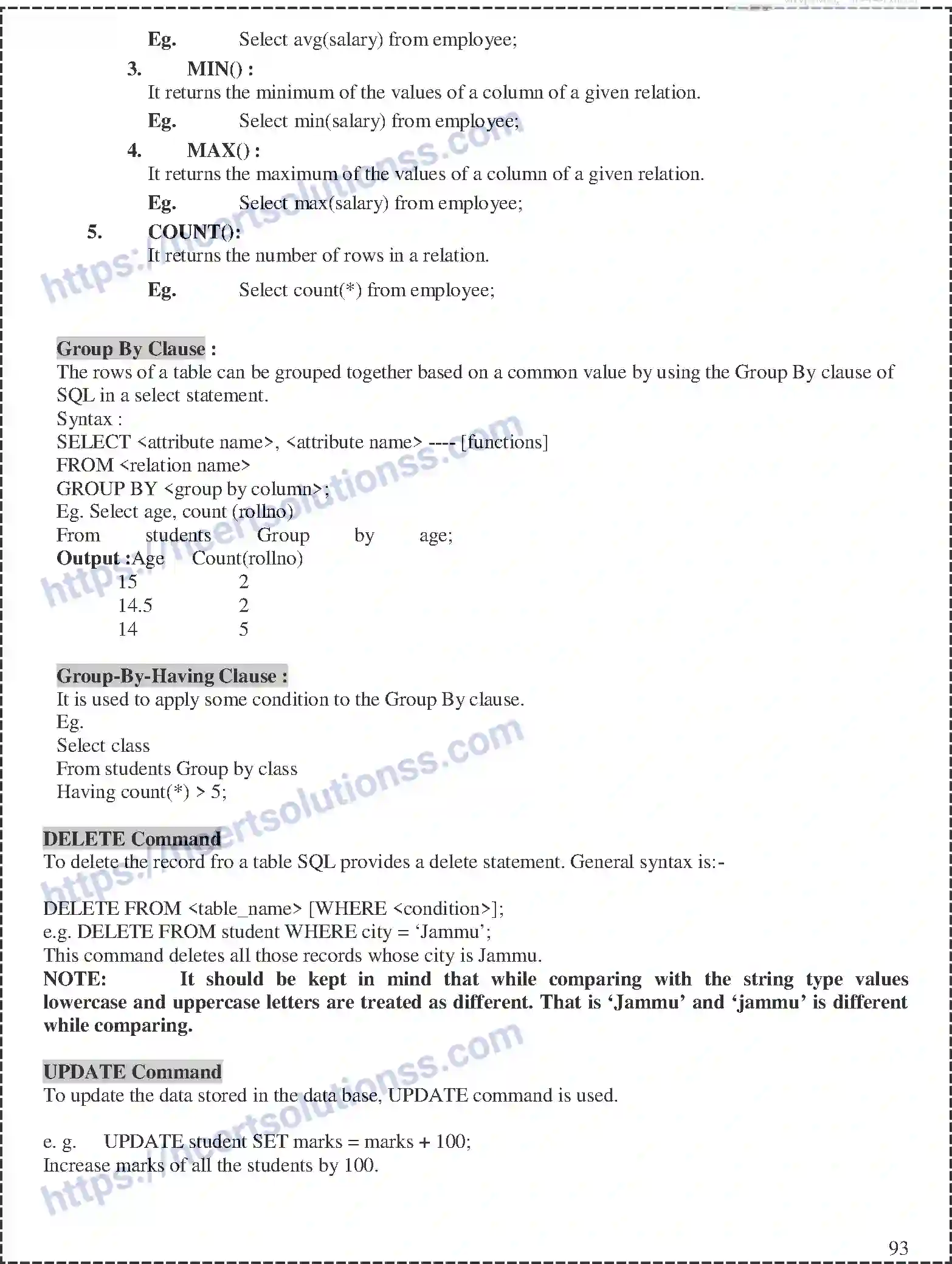 NCERT-Notes-Class-12-Computer-Science-Database-and-SQL-164-page-7