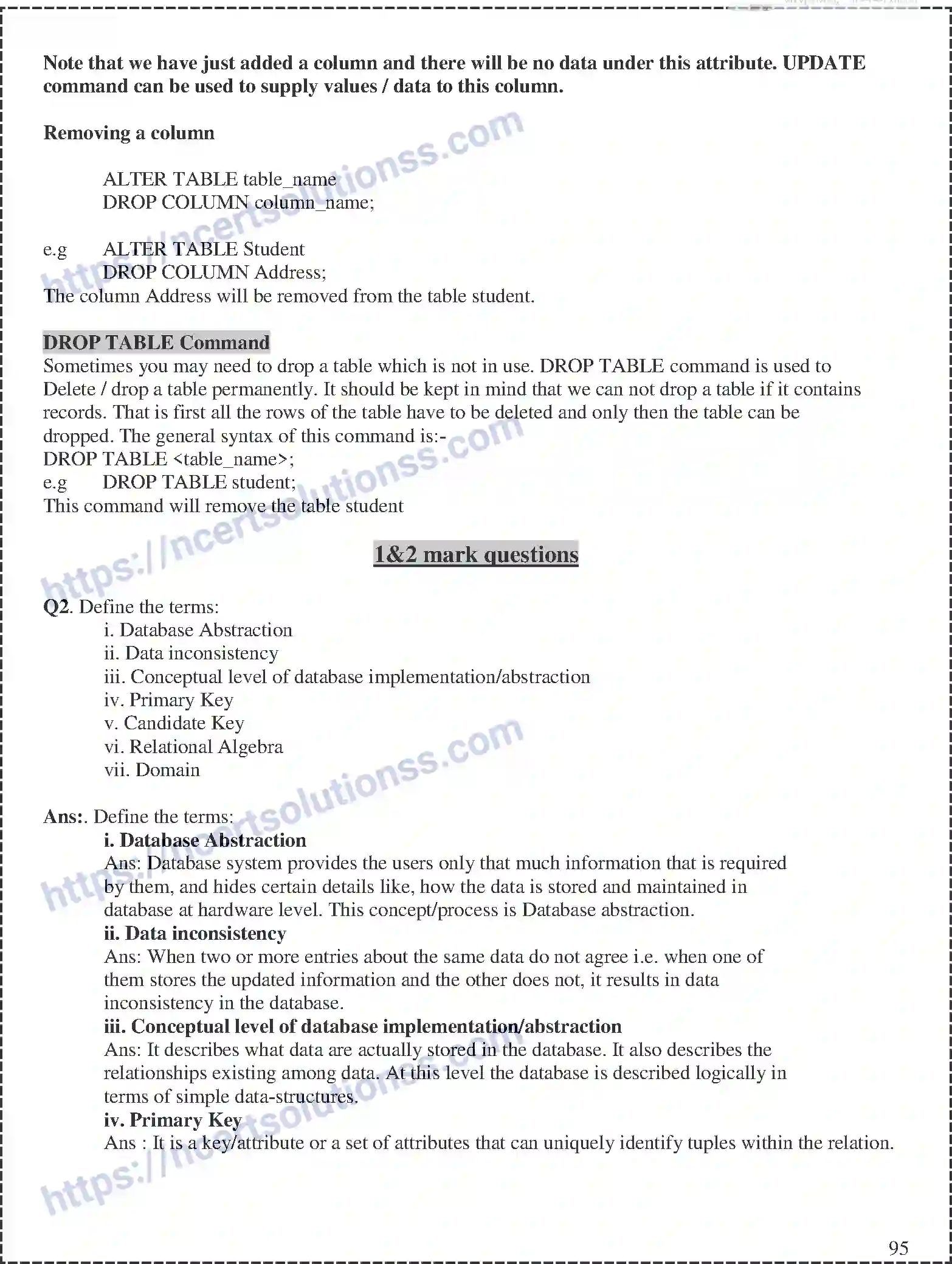 NCERT-Notes-Class-12-Computer-Science-Database-and-SQL-164-page-9