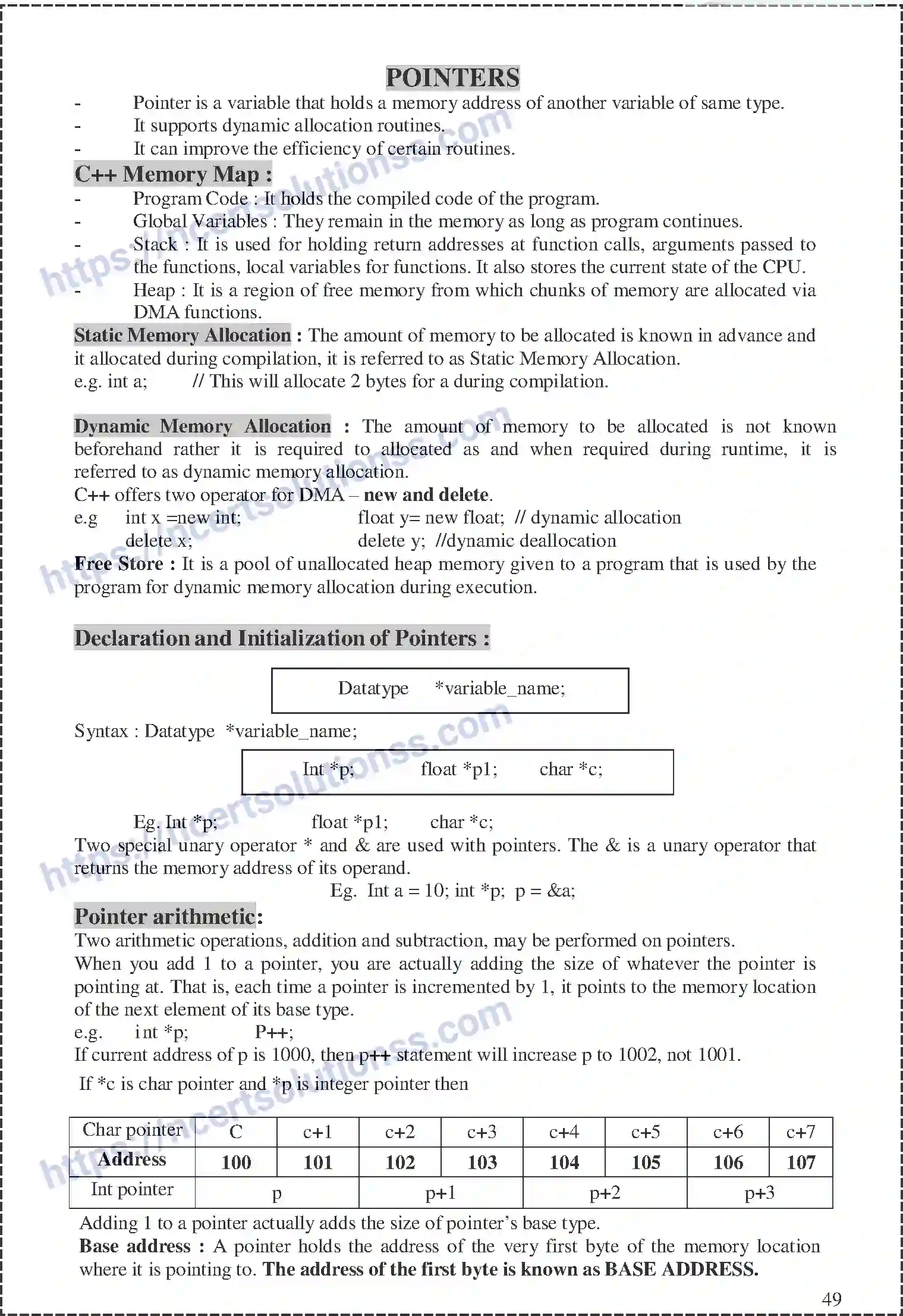 NCERT-Notes-Class-12-Computer-Science-Pointers-166-page-1