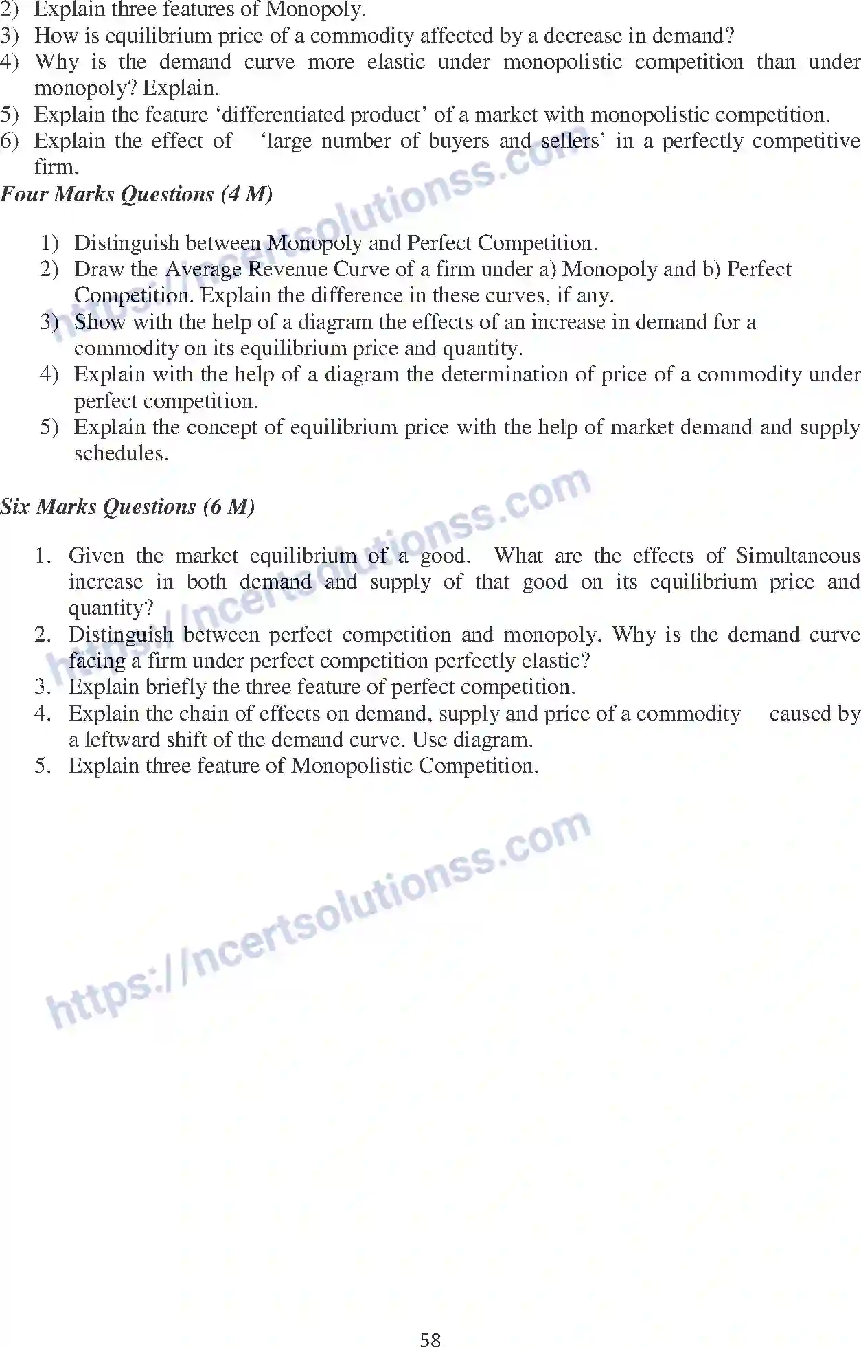 NCERT-Notes-Class-12-Economics-Forms-of-Market-and-Price-Determination-105-page-13