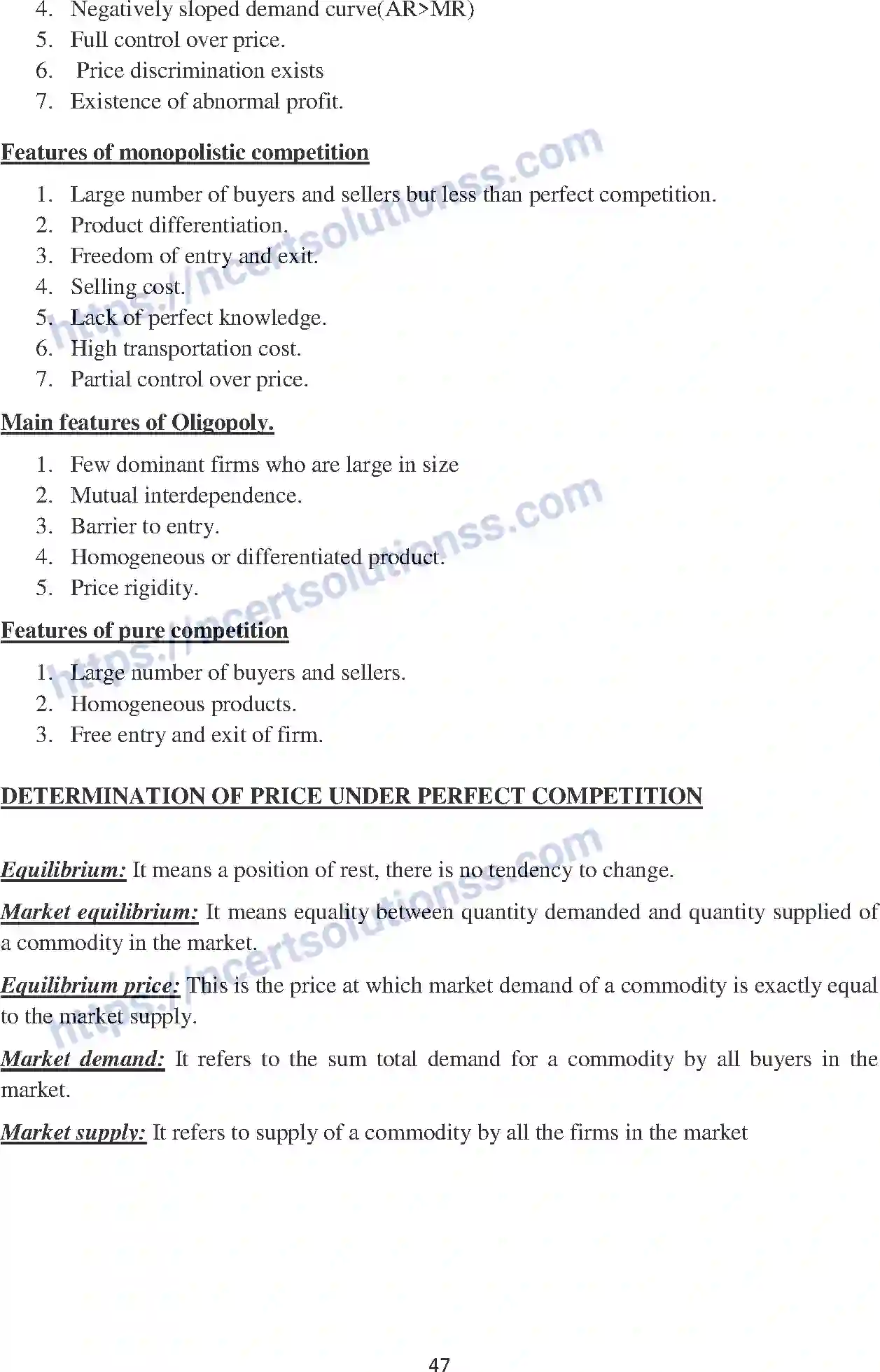 NCERT-Notes-Class-12-Economics-Forms-of-Market-and-Price-Determination-105-page-2