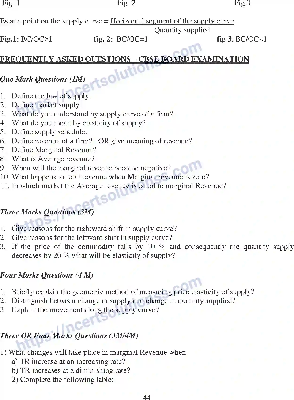 NCERT-Notes-Class-12-Economics-Producer-Behaviour-and-Supply-112-page-14