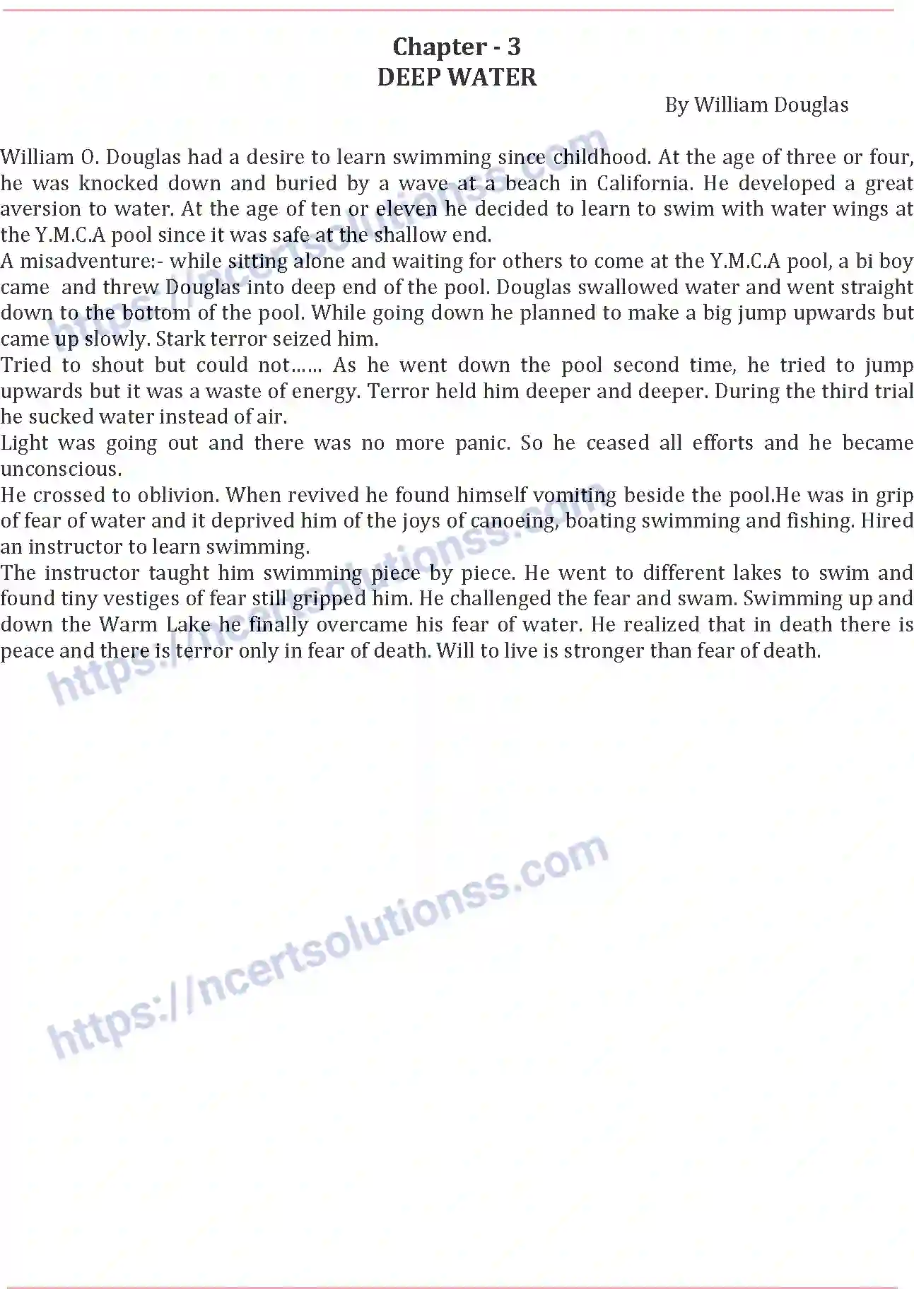 NCERT-Notes-Class-12-English-Core-Deep-Water-142-page-1