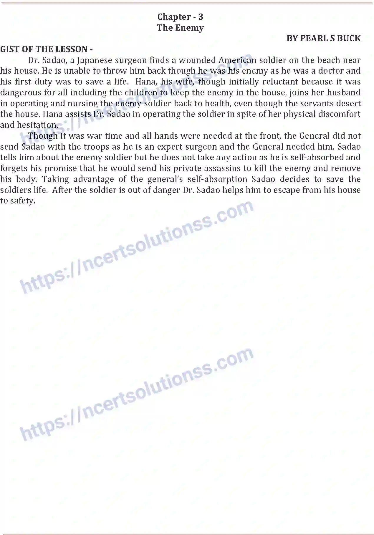 NCERT-Notes-Class-12-English-Core-The-Enemy-153-page-1