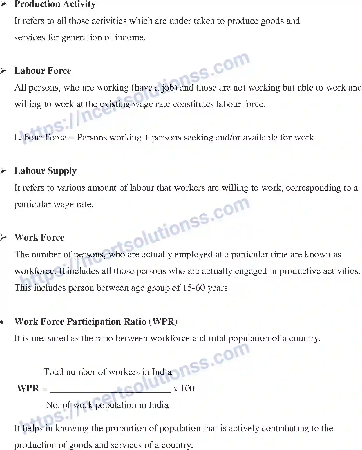 NCERT-Notes-Class-12-Indian-Economics-Employment-Growth-Informalisation-and-Other-Issues-183-page-2