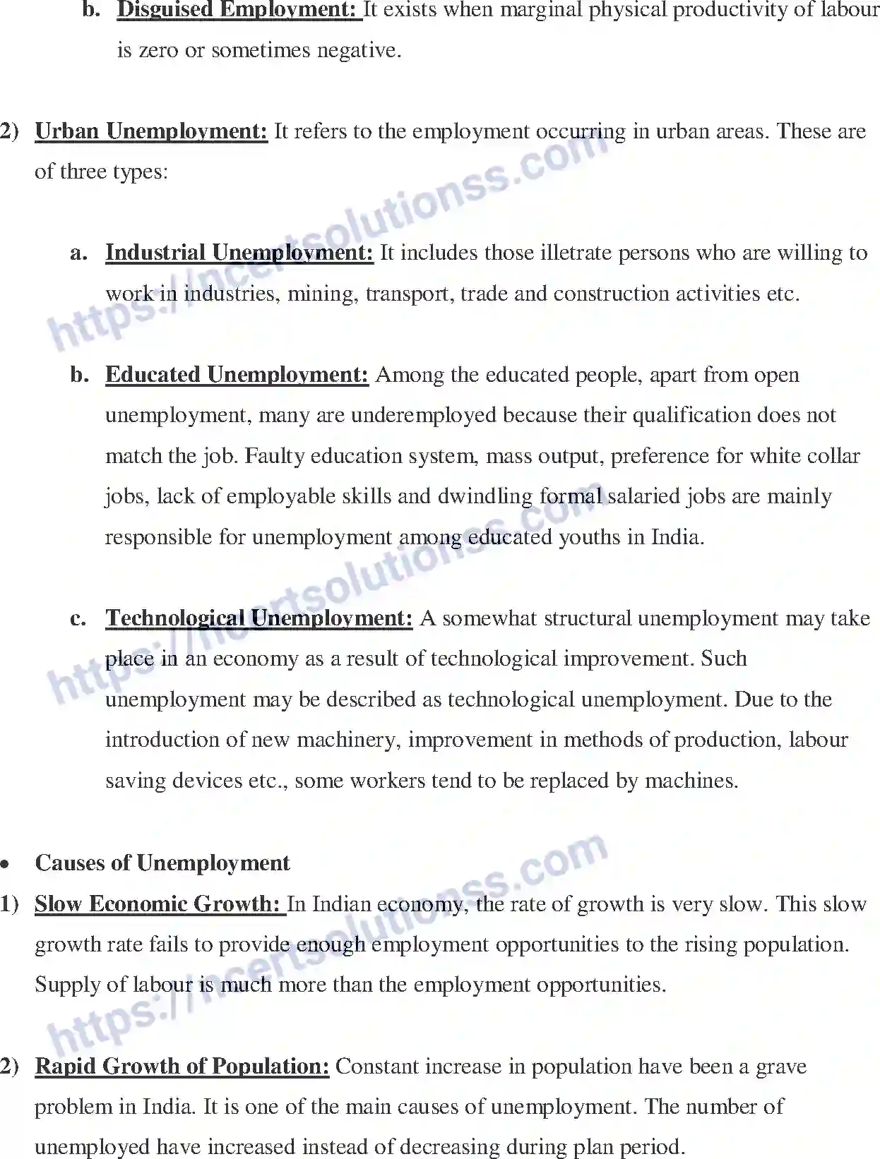 NCERT-Notes-Class-12-Indian-Economics-Employment-Growth-Informalisation-and-Other-Issues-183-page-4