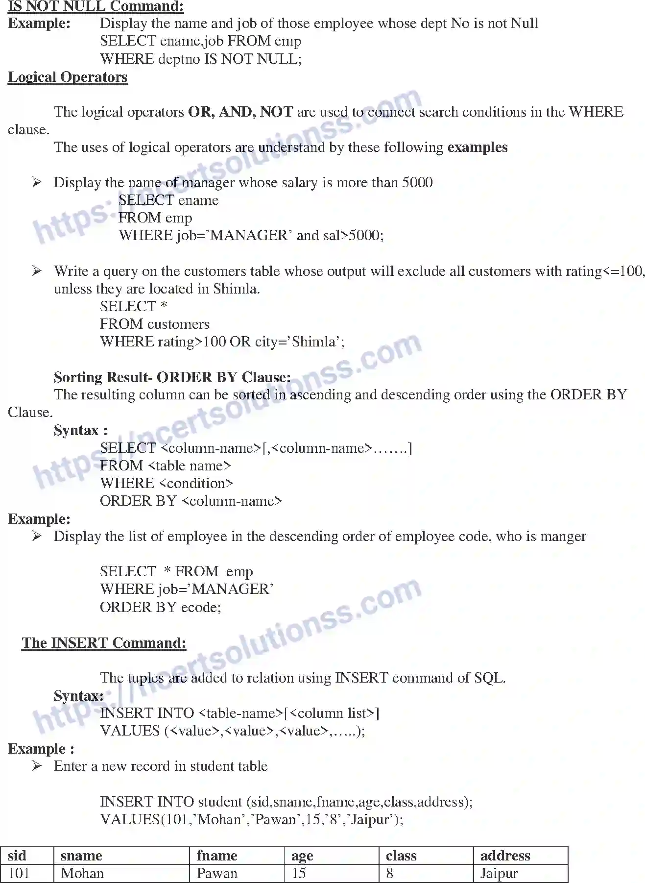 NCERT-Notes-Class-12-Information-Pratice-Oracle-SQL-Revision-Tour-54-page-3
