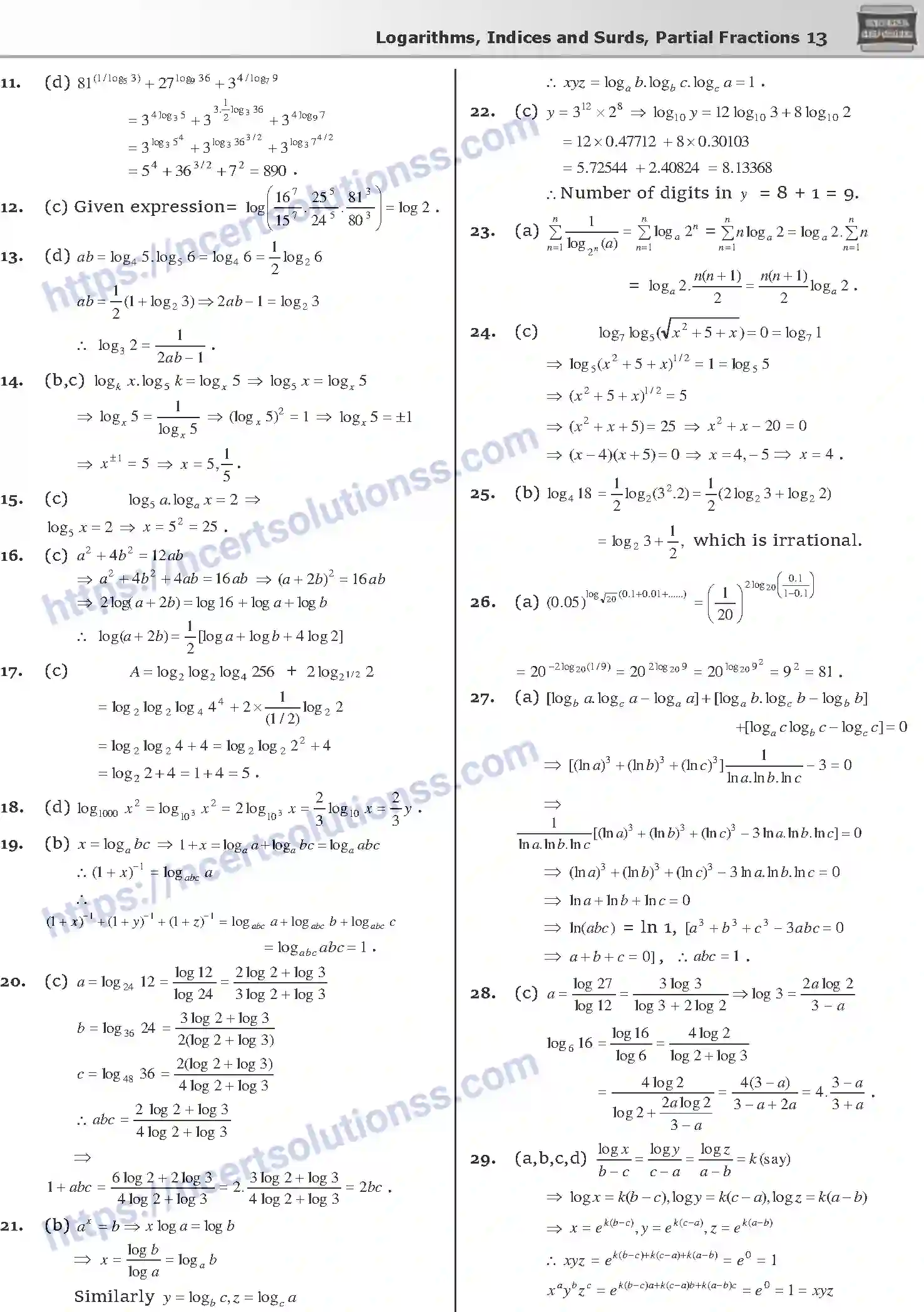 NCERT-Notes-Class-12-Mathematics-लघुगणक-घातांक-एव-करणी-आंशिक-भिन्ने-1104-page-13