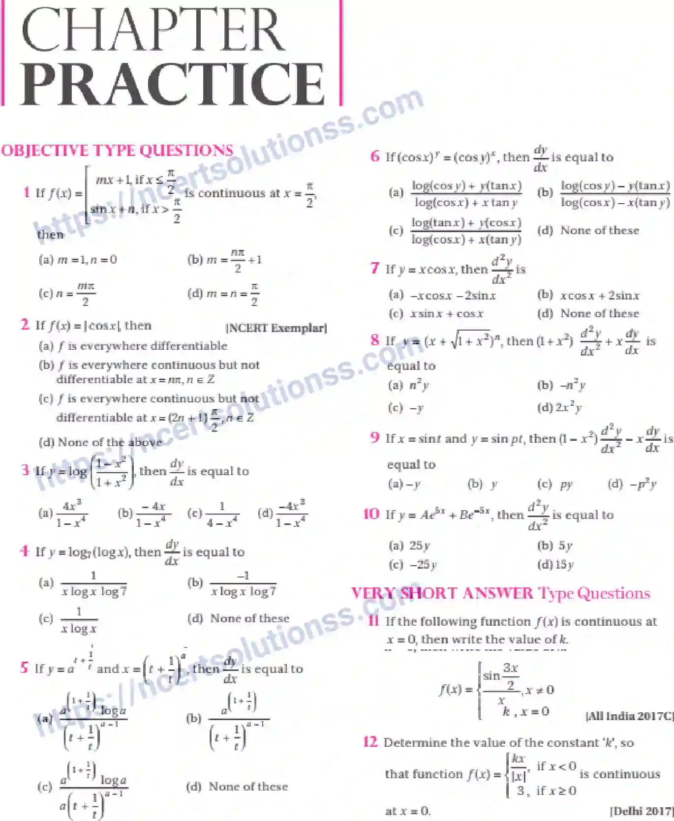 NCERT-Notes-Class-12-Maths-Continuity-and--Differentiability-5-page-70