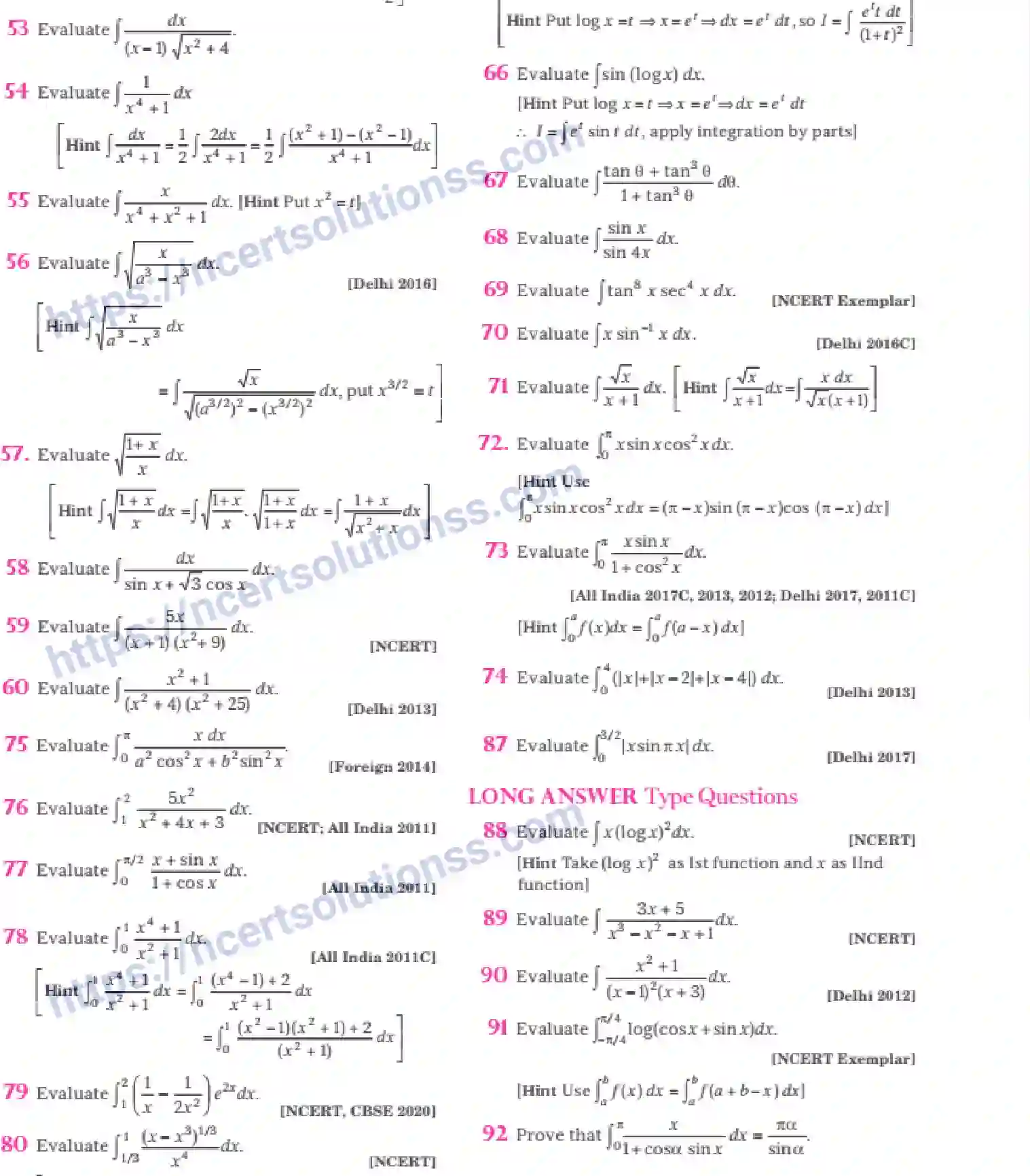 NCERT-Notes-Class-12-Maths-Integrals-7-page-68