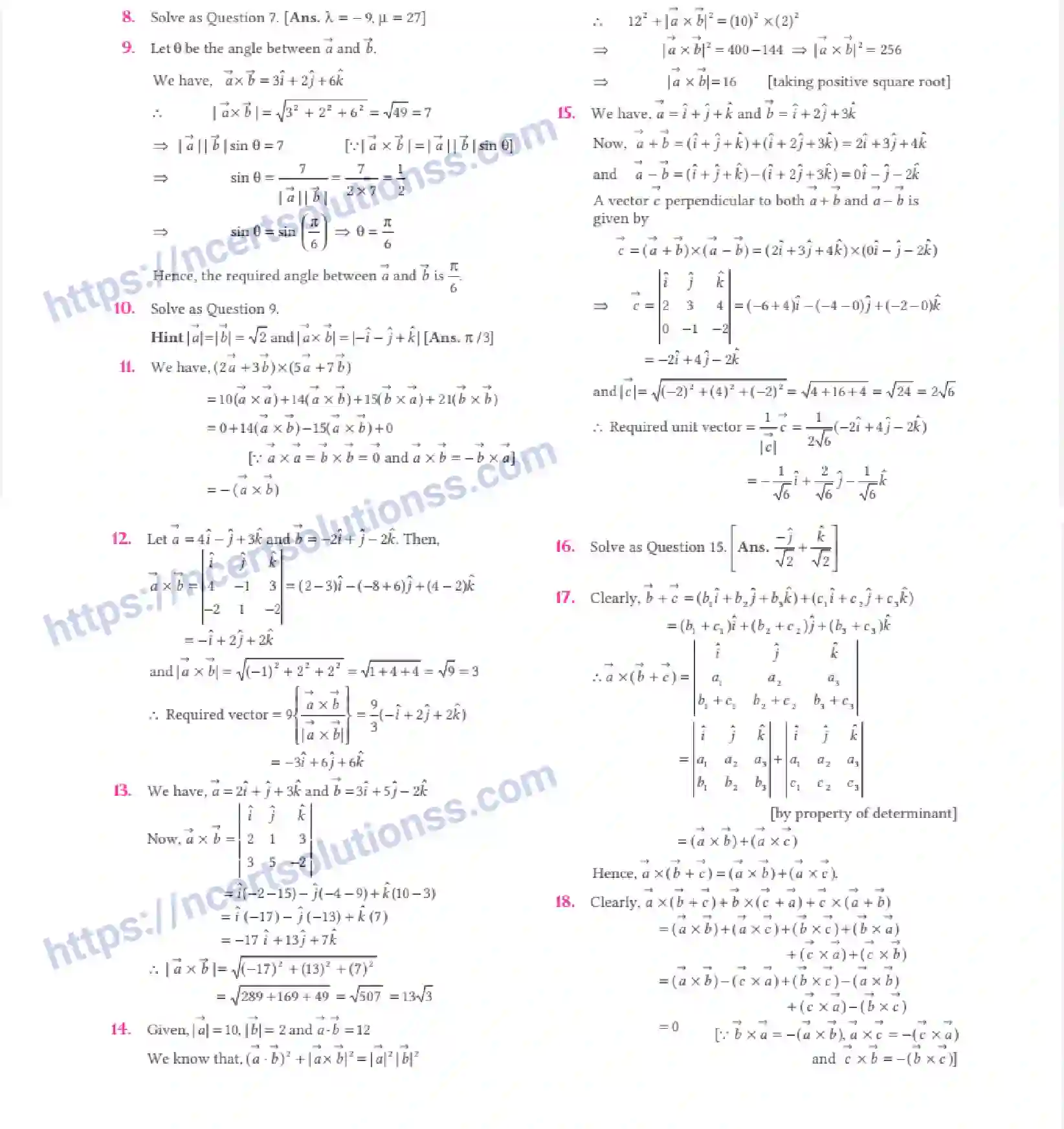 NCERT-Notes-Class-12-Maths-Vector-Algebra-10-page-29