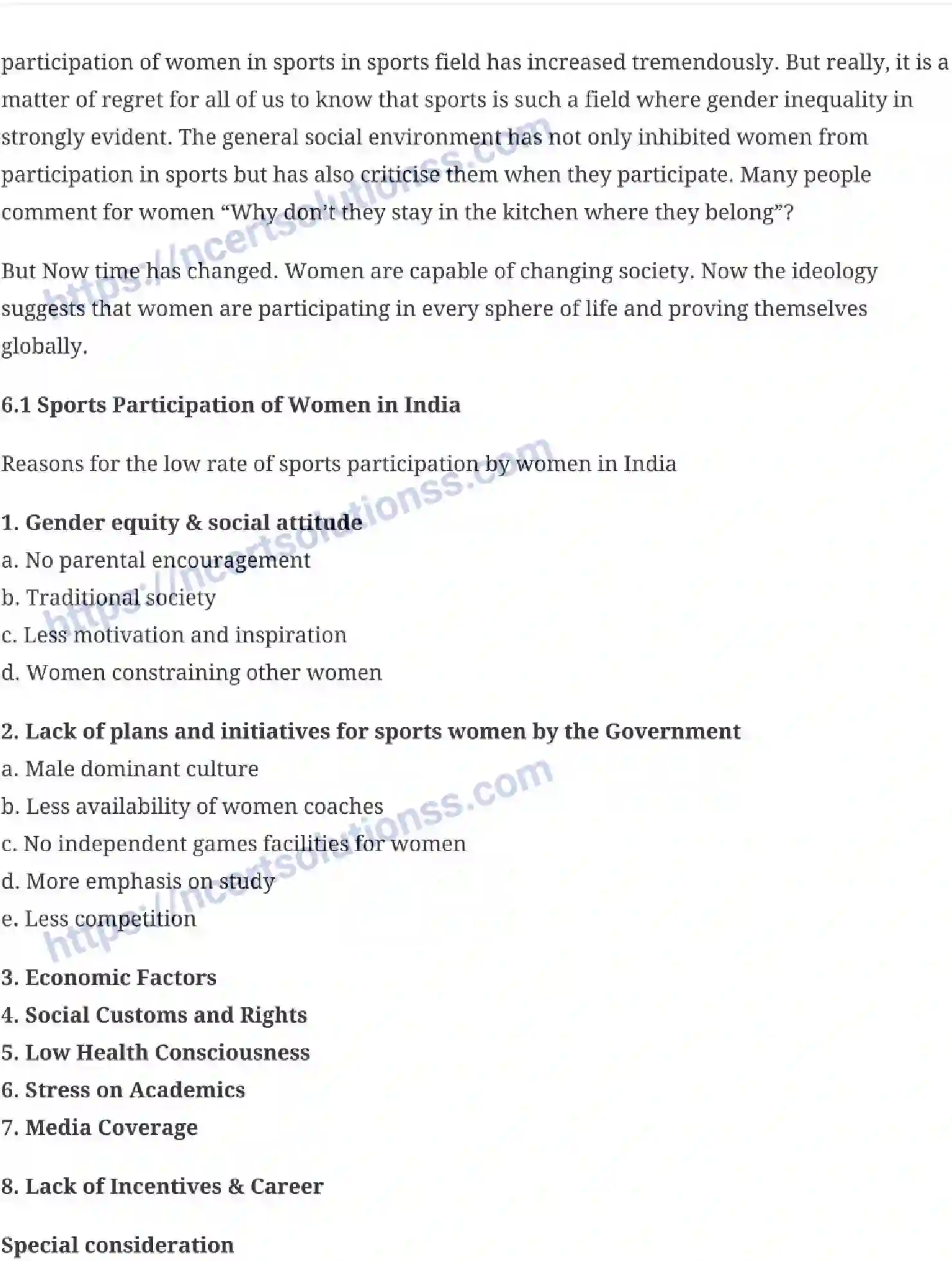 NCERT-Notes-Class-12-Physical-Education-Women-and-Sports-133-page-2